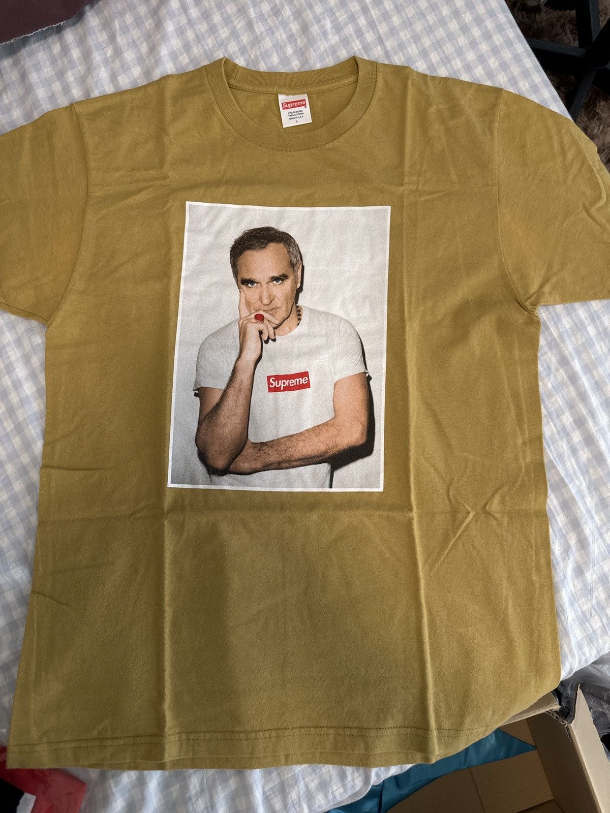 Supreme Supreme Morrissey Photo Tee White T-Shirt Size Large