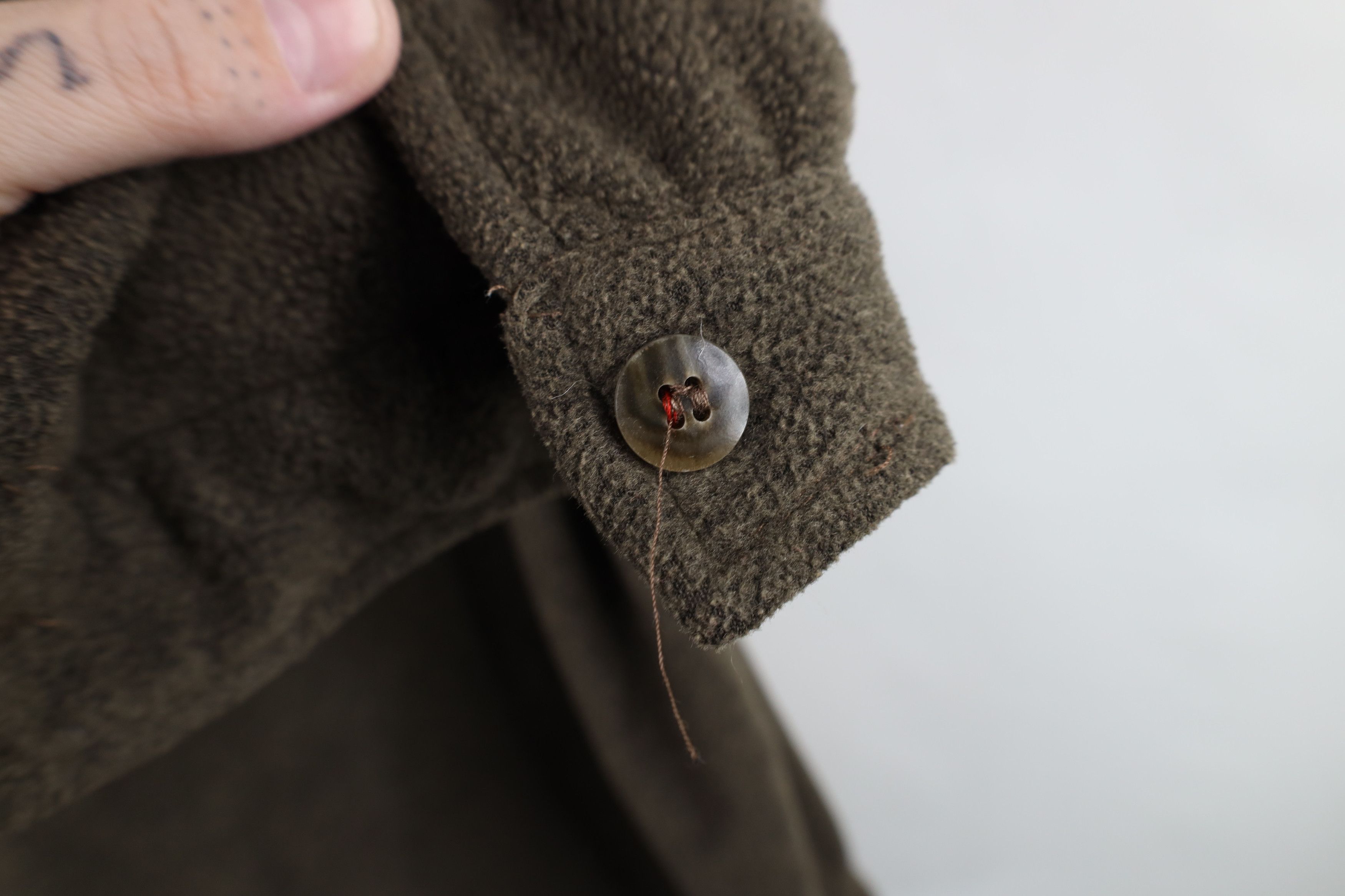 Eddie Bauer Vintage 90s Eddie Bauer Collared Fleece Button Shirt Brown Size XL / US 12-14 / IT 48-50 - 6 Thumbnail