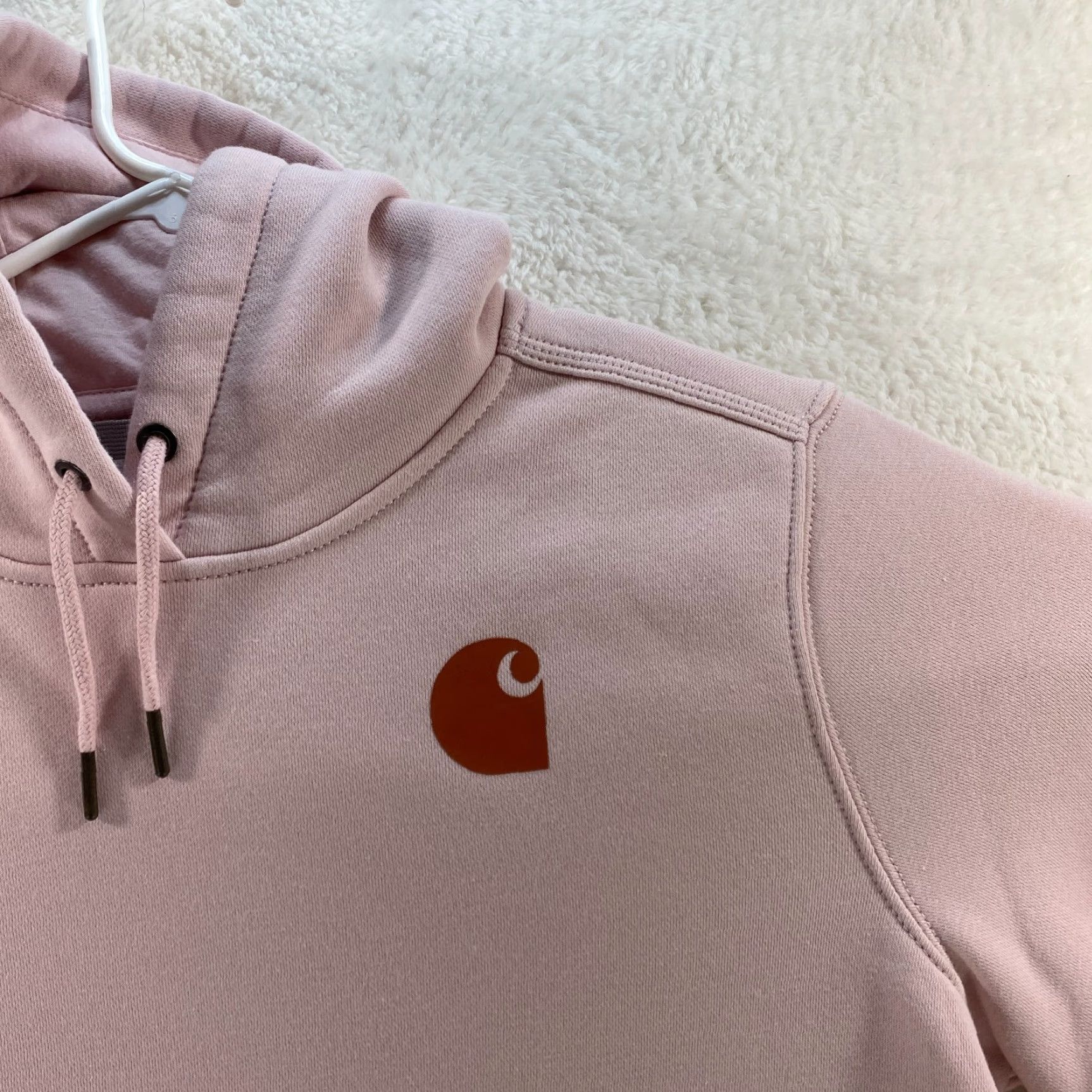 Carhartt VINTAGE Carhartt Pink Womens 1X Hoodie Sweatshirt Relaxed Fit Pullover Pockets Shirt 16W-18W 1X Womens Pullover Hoodie Pink Carhartt Size XL / US 12-14 / IT 48-50 - 3 Thumbnail