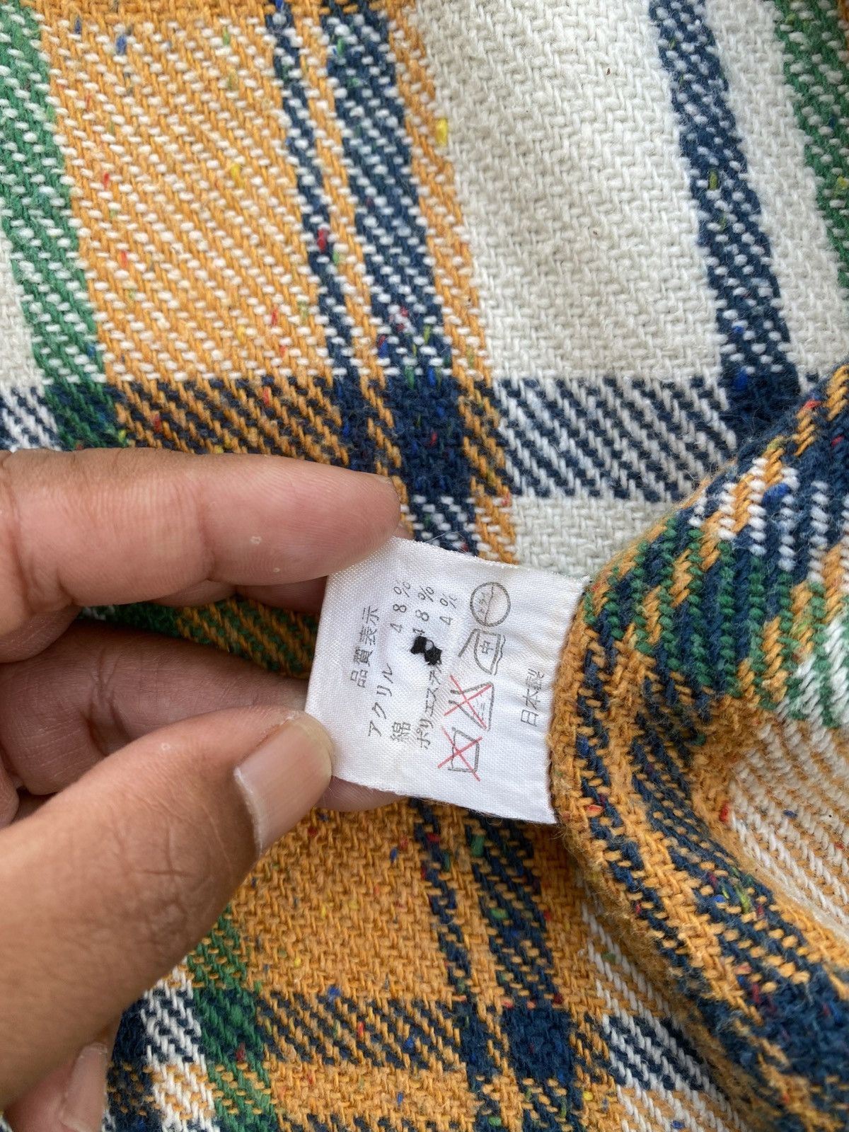 Bape × Vintage Rare Vintage BAPE Checkered Flannel Buttons Shirt Size US M / EU 48-50 / 2 - 18 Thumbnail