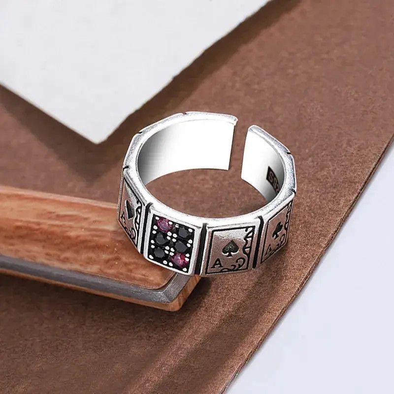 Japanese Brand Creative Poker Ace Rings Size ONE SIZE - 4 Thumbnail