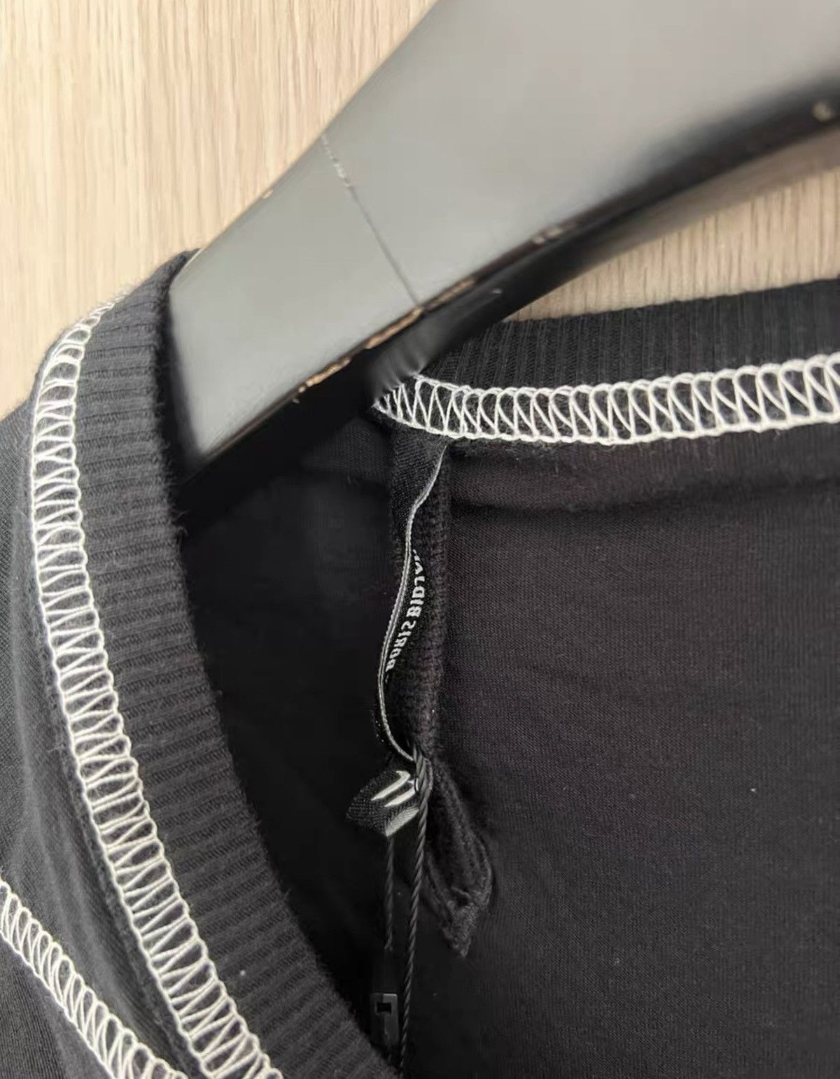 11 By Boris Bidjan Saberi 11ByBBS Topstitch Detail Cotton T-Shirt Size US S / EU 44-46 / 1 - 4 Thumbnail