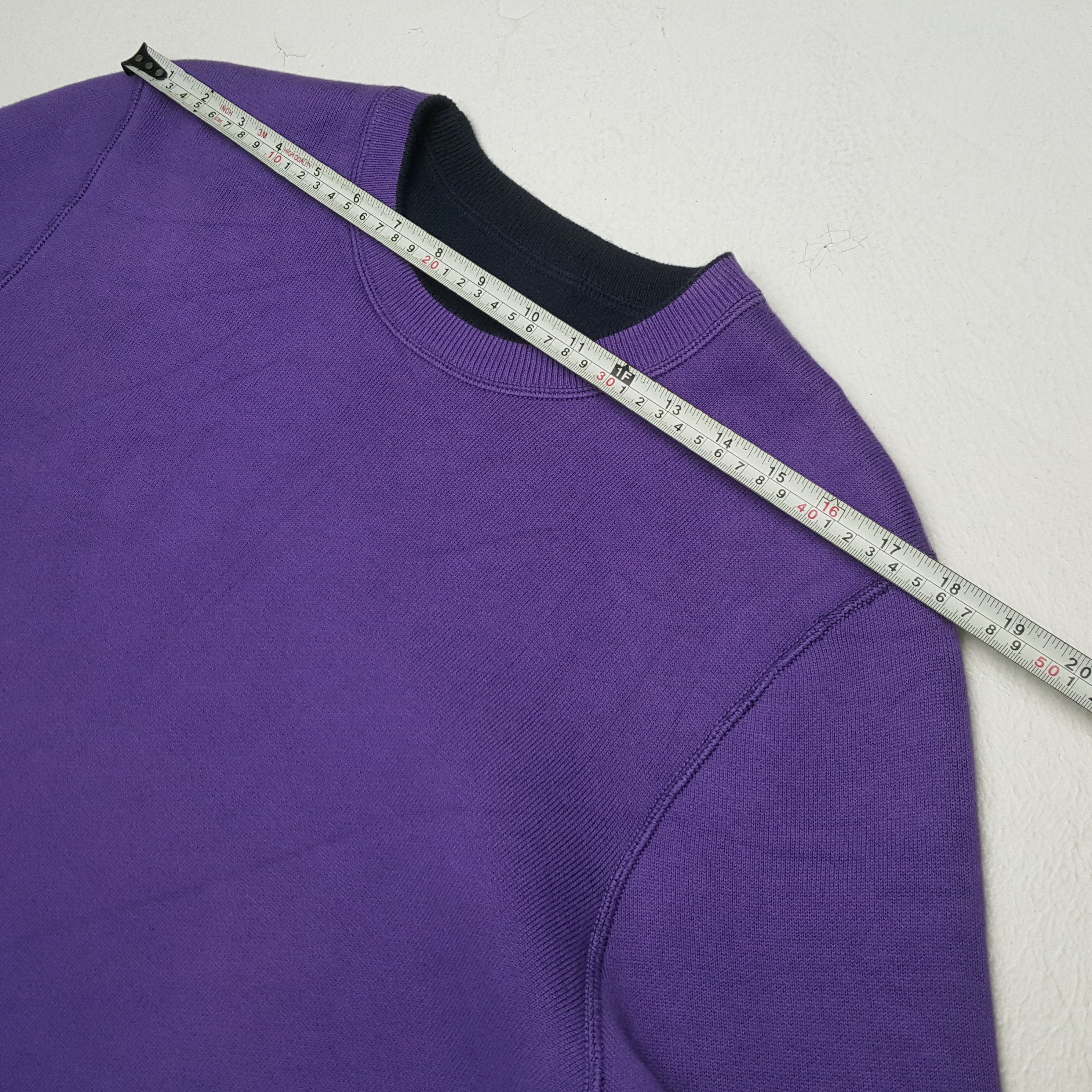 Lacoste × Vintage Vintage LACOSTE Fashion Brand Logo Reversible Sweatshirts Size US M / EU 48-50 / 2 - 7 Thumbnail