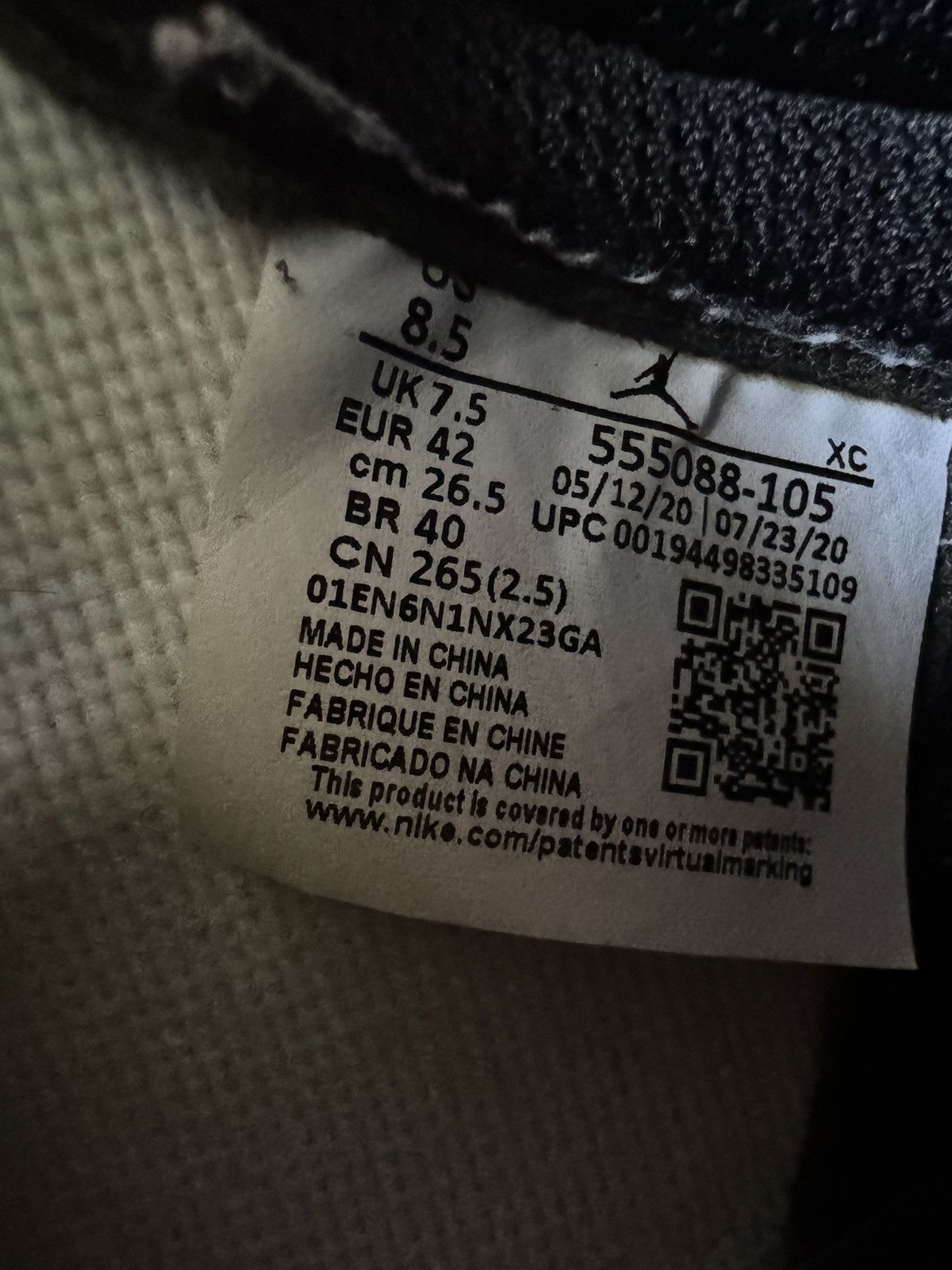Jordan Brand Air Jordan 1 Retro High Og 'Dark Mocha' Size US 8.5 / EU 41-42 - 6 Thumbnail