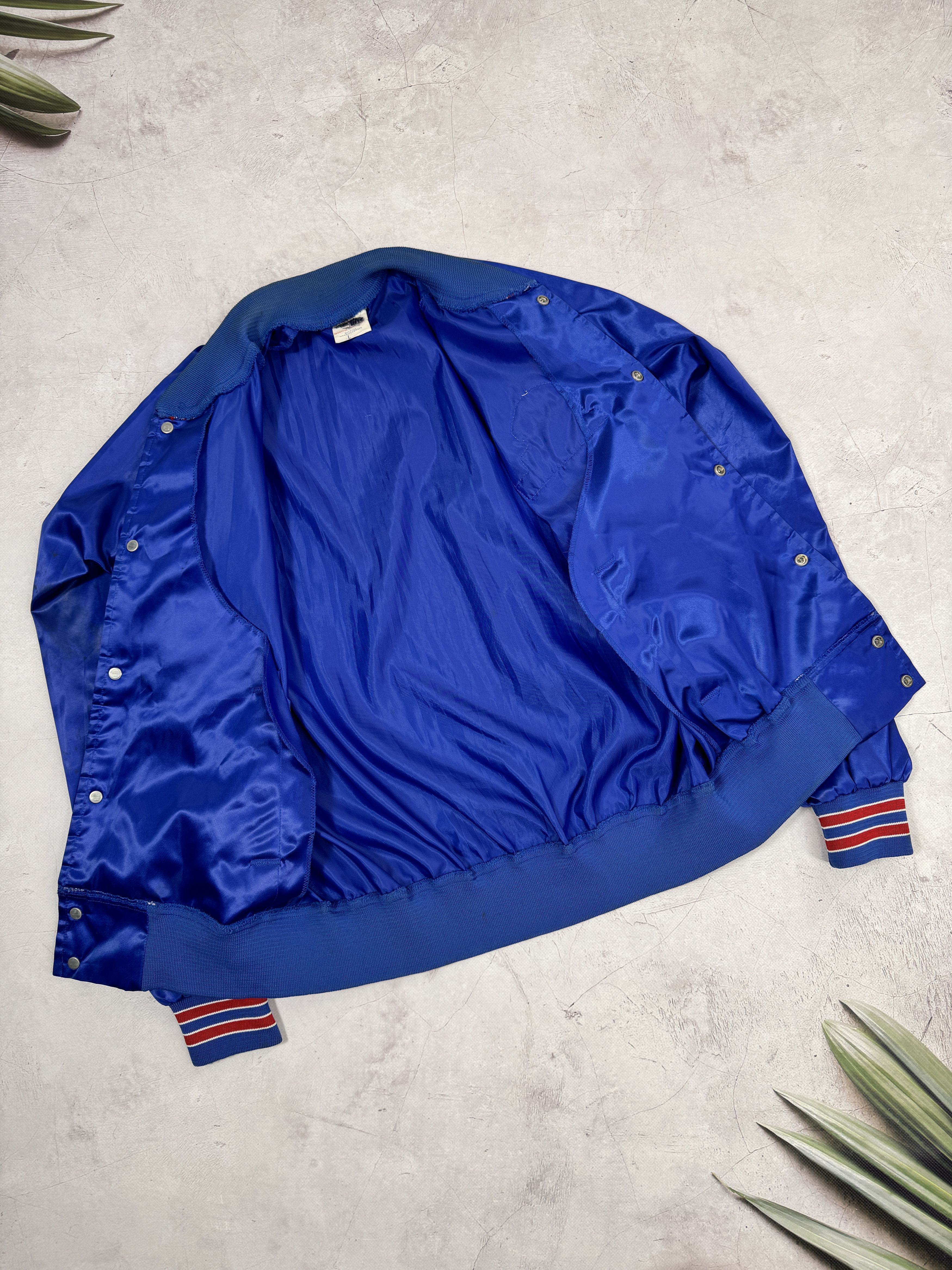 Chalk Line × NFL × Vintage Vintage New England Patriots Bomber Jacket Size US L / EU 52-54 / 3 - 10 Thumbnail