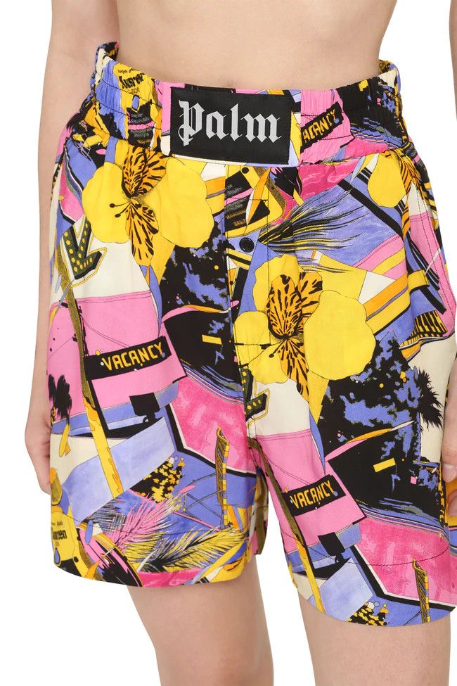 Palm Angels o1y1125 Short in Multicolor Size 26" / US 2 / IT 38 - 5 Thumbnail