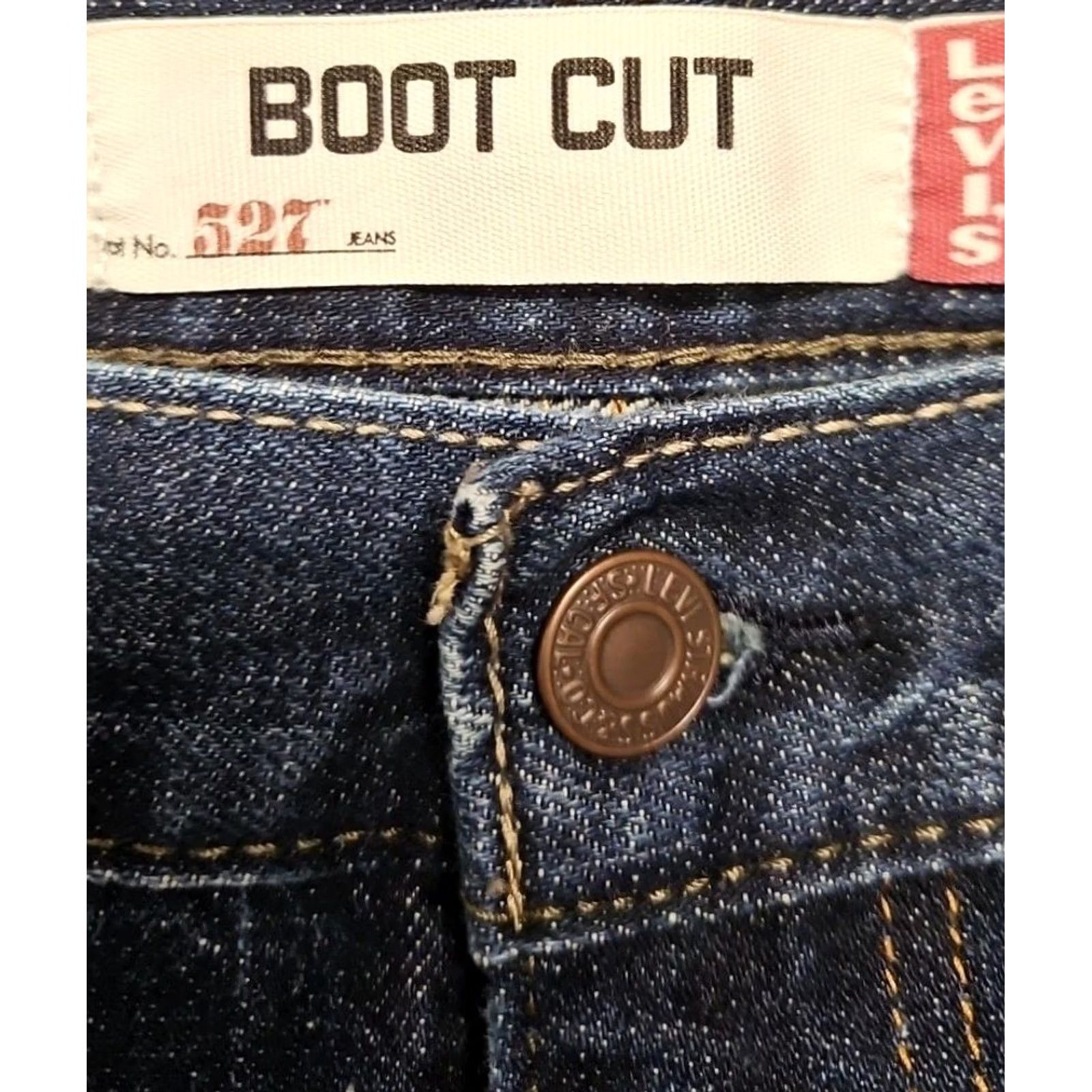 Levi's Levi’S 527 Bootcut Jeans Mens Blue Medium Wash Denim 38x30 Zip Button Size US 38 / EU 54 - 4 Thumbnail