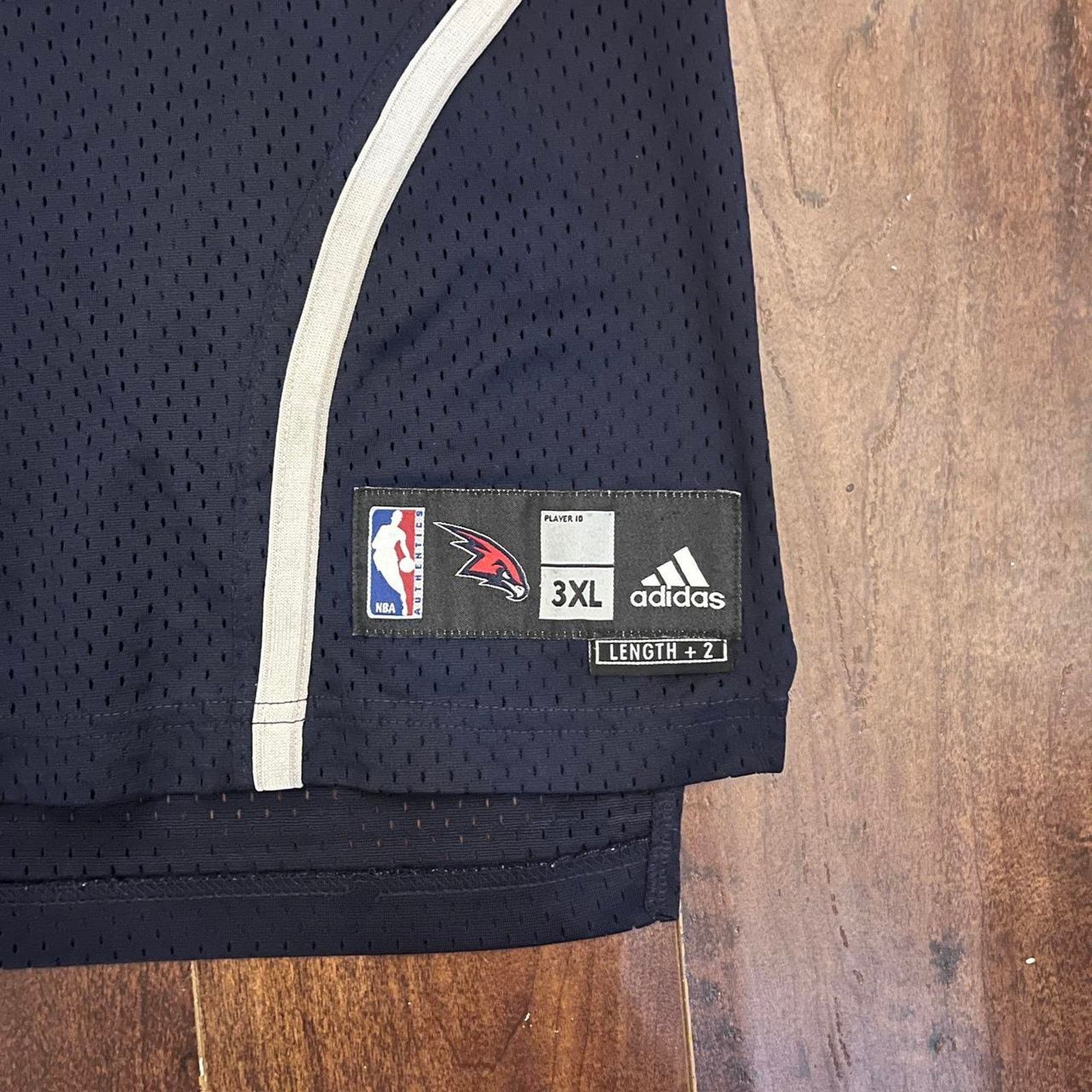 NBA Game Worn Adidas Horford Atlanta Hawks NBA jersey Size US XXL / EU 58 / 5 - 2 Thumbnail