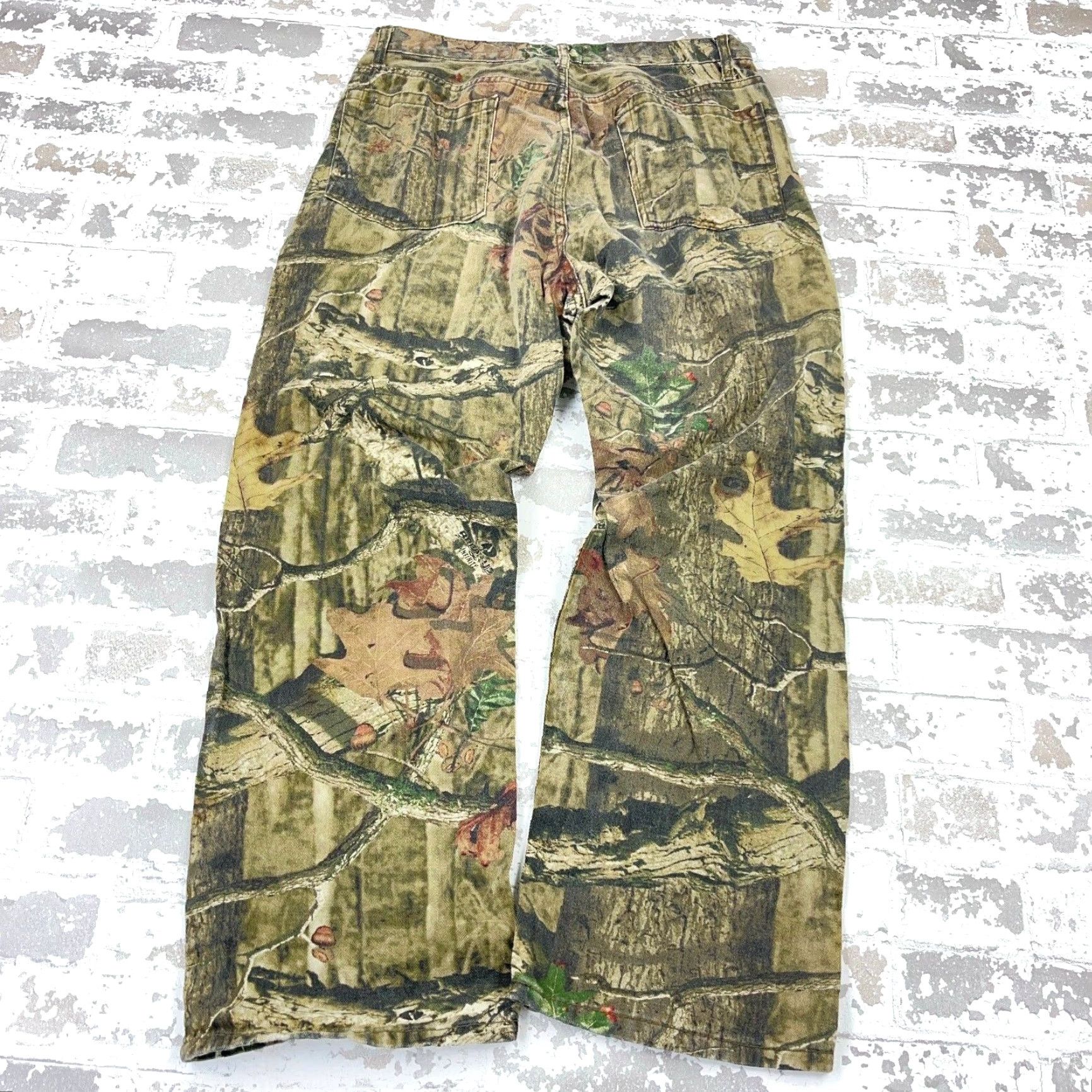 Vintage Vintage Mossy Oak Camo Jeans Men 36x30 Straight Leg Denim Pants Fall Winter Spring Summer Easy Care Size US 36 / EU 52 - 2 Thumbnail