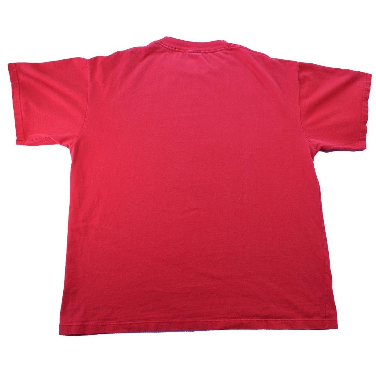Vintage Vintage 90's Red Rainforest Cafe Graphic Tee Size US XL / EU 56 / 4 - 4 Thumbnail