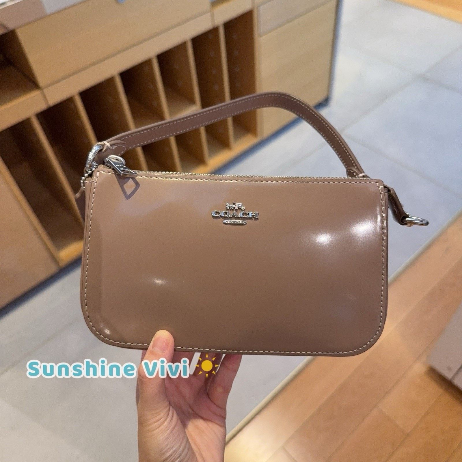 Coach NWT Coach Nolita 19 Silver/Clay Spazzolato leather CCF63 Size ONE SIZE - 1 Thumbnail