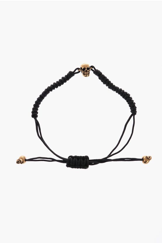 Alexander McQueen Cord Bracelet with Adjustable Closure and  display picture 2