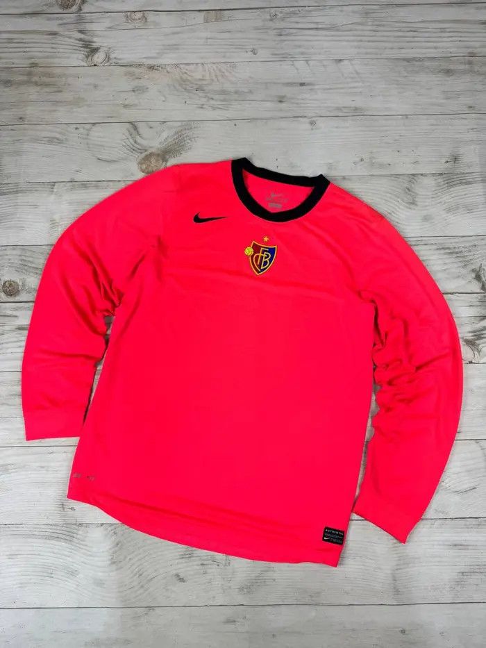 Nike Nike BASEL 2011 2012 PLAYER ISSUE AWAY LONG SLEEVE Jersey Size US XXL / EU 58 / 5 - 1 Thumbnail