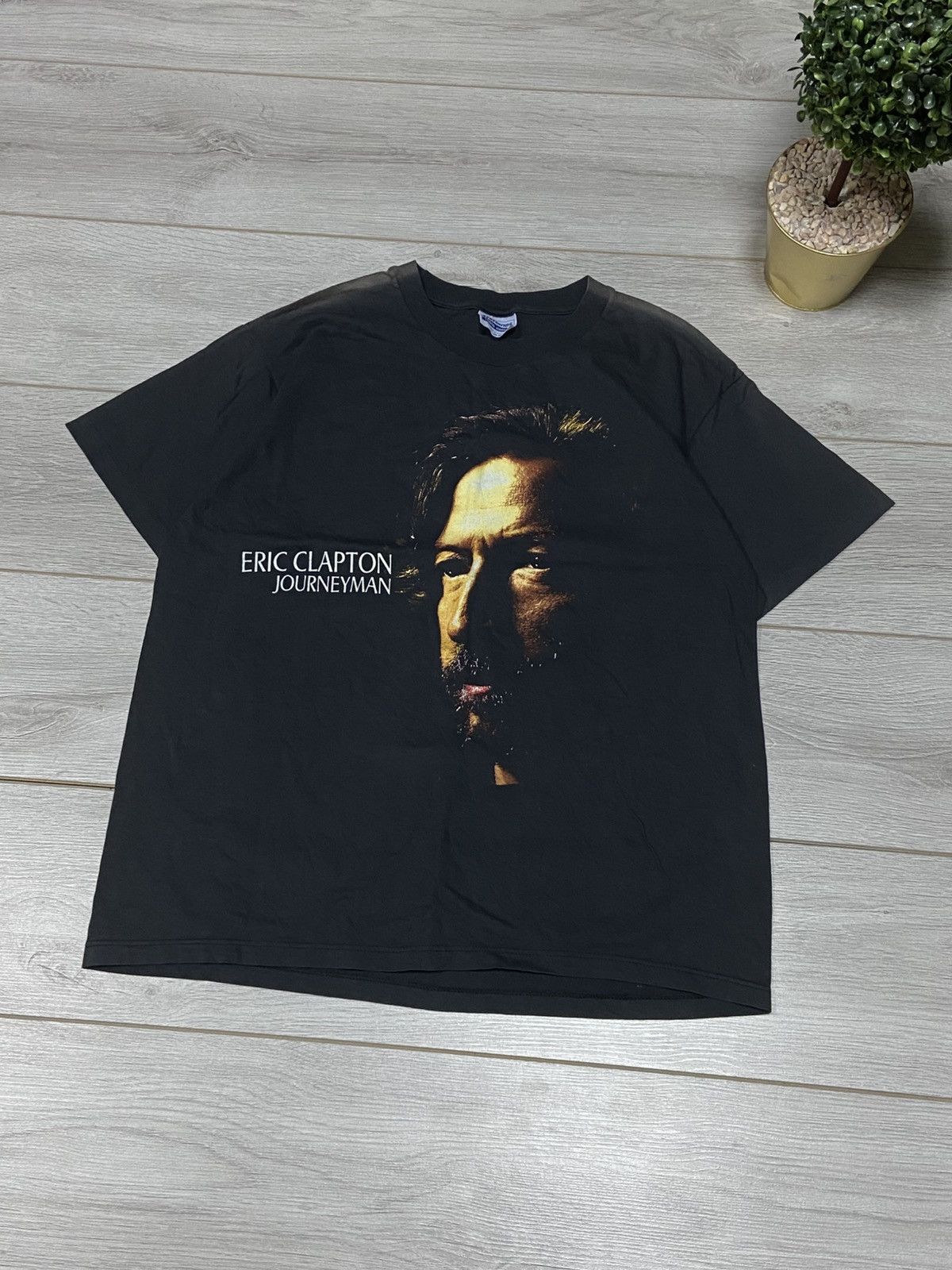 Band Tees Vintage 1990 Eric Clapton Journeyman World Tour Band T Shirt Size US XL / EU 56 / 4 - 3 Thumbnail