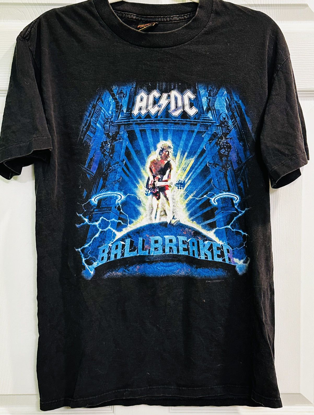 image of Acdc x Brockum Ac/dc 1996 Ball Breaker World Tour in Black, Men's (Size XL)