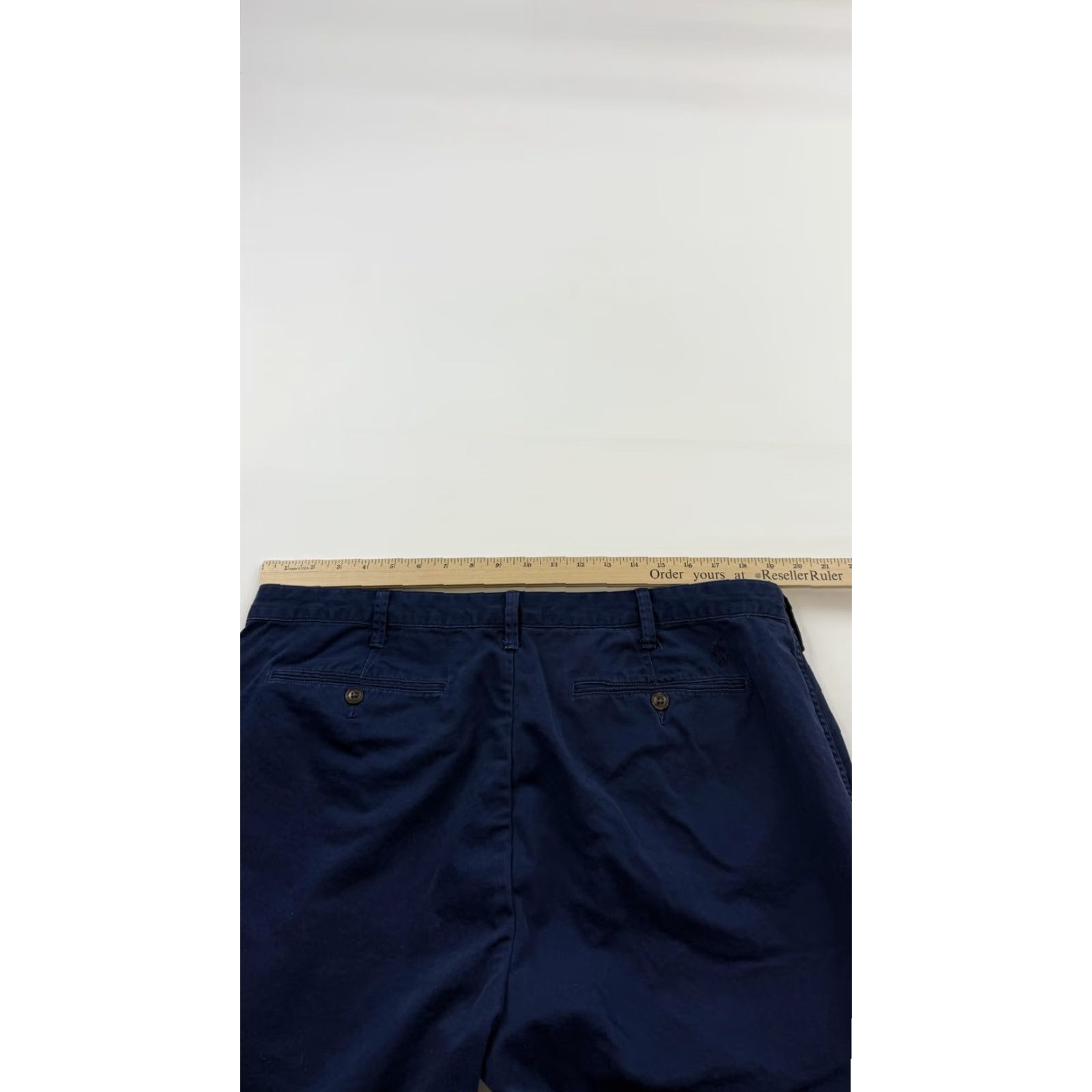 Polo Ralph Lauren Polo Ralph Lauren Shorts Mens 40 Relaxed Fit Chino Casual Navy Blue 9 in Inseam Cotton Breathable Pockets Front Flat Front Vintage No Womens Mens Size US L / EU 52-54 / 3 - 7 Thumbnail