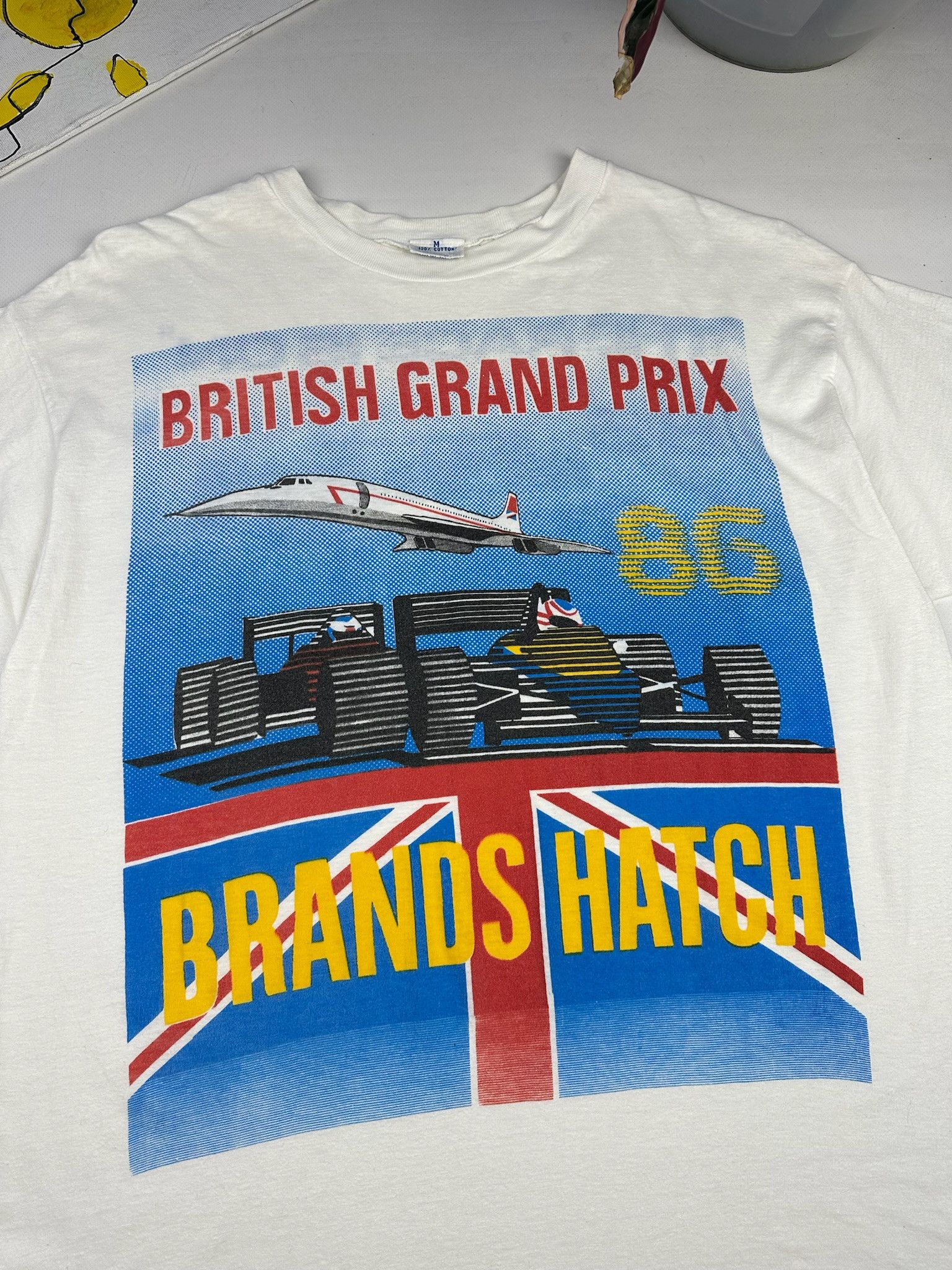 Vintage Vintage F1 1986 British Grand Prix formula uno Size US M / EU 48-50 / 2 - 4 Thumbnail