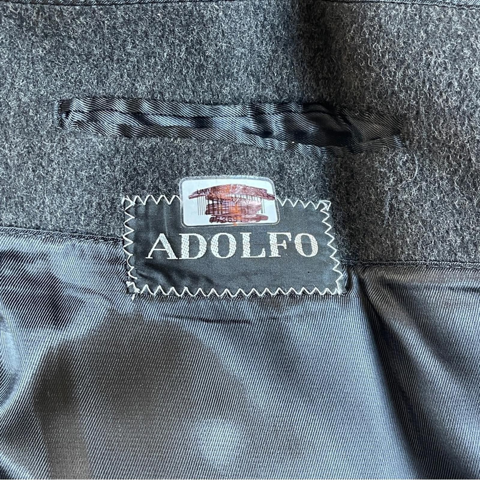Adolfo Dominguez Adolfo Classic Black Trench Coat size 44S Size XL / US 12-14 / IT 48-50 - 3 Thumbnail