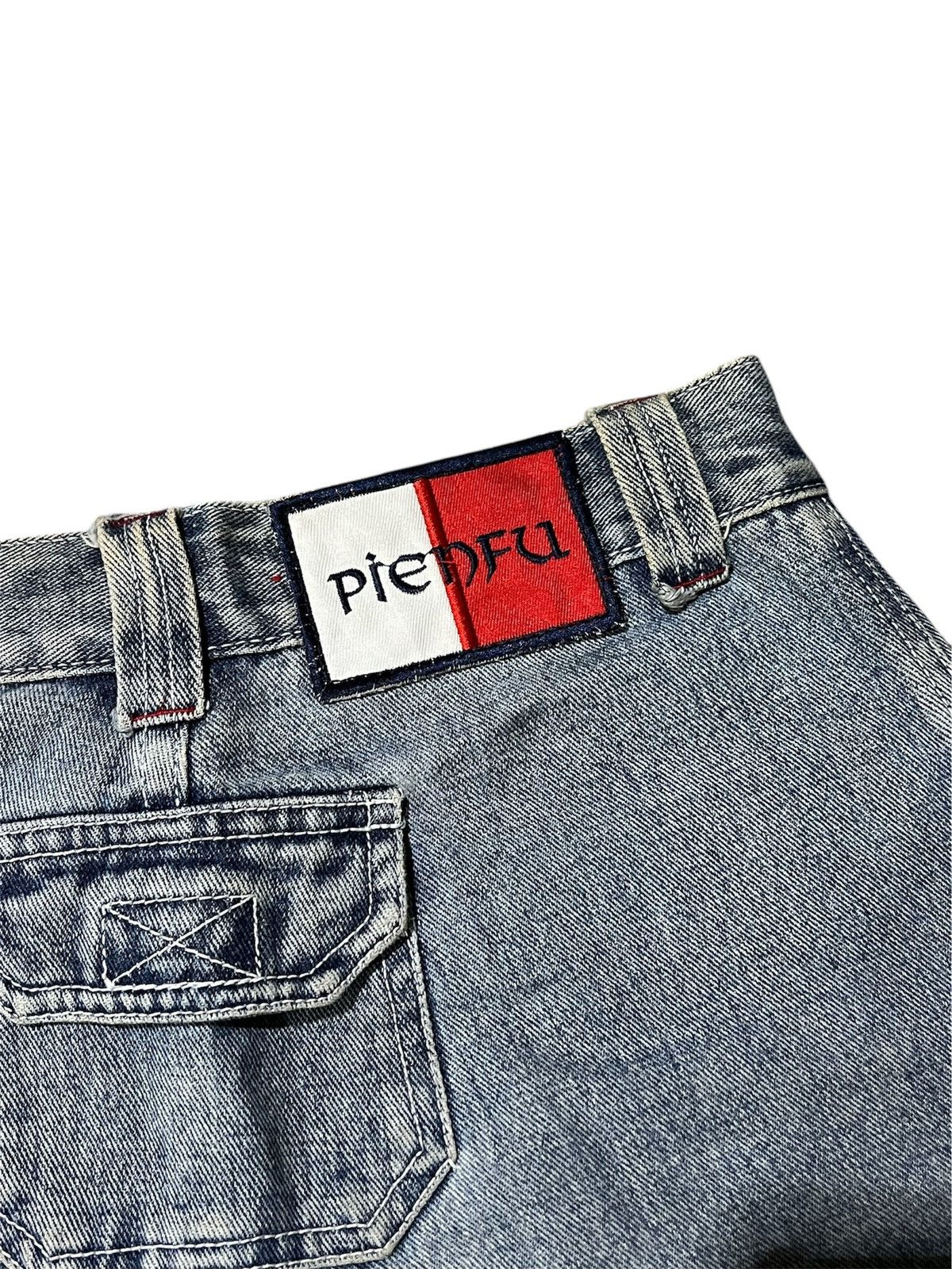 Jean × Vintage VINTAGE BIG POCKET JORTS BY PIENFU JNCO STYLE Size US 26 / EU 42 - 4 Thumbnail