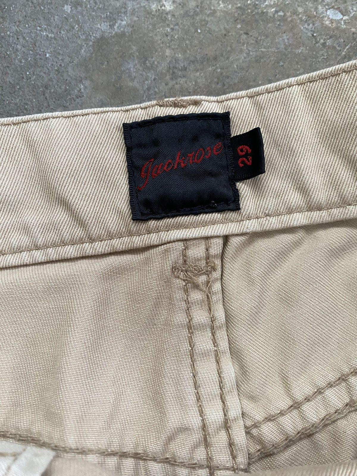 JACKROSE Jackrose Slim Flare Beige Denim Size US 29 - 11 Thumbnail
