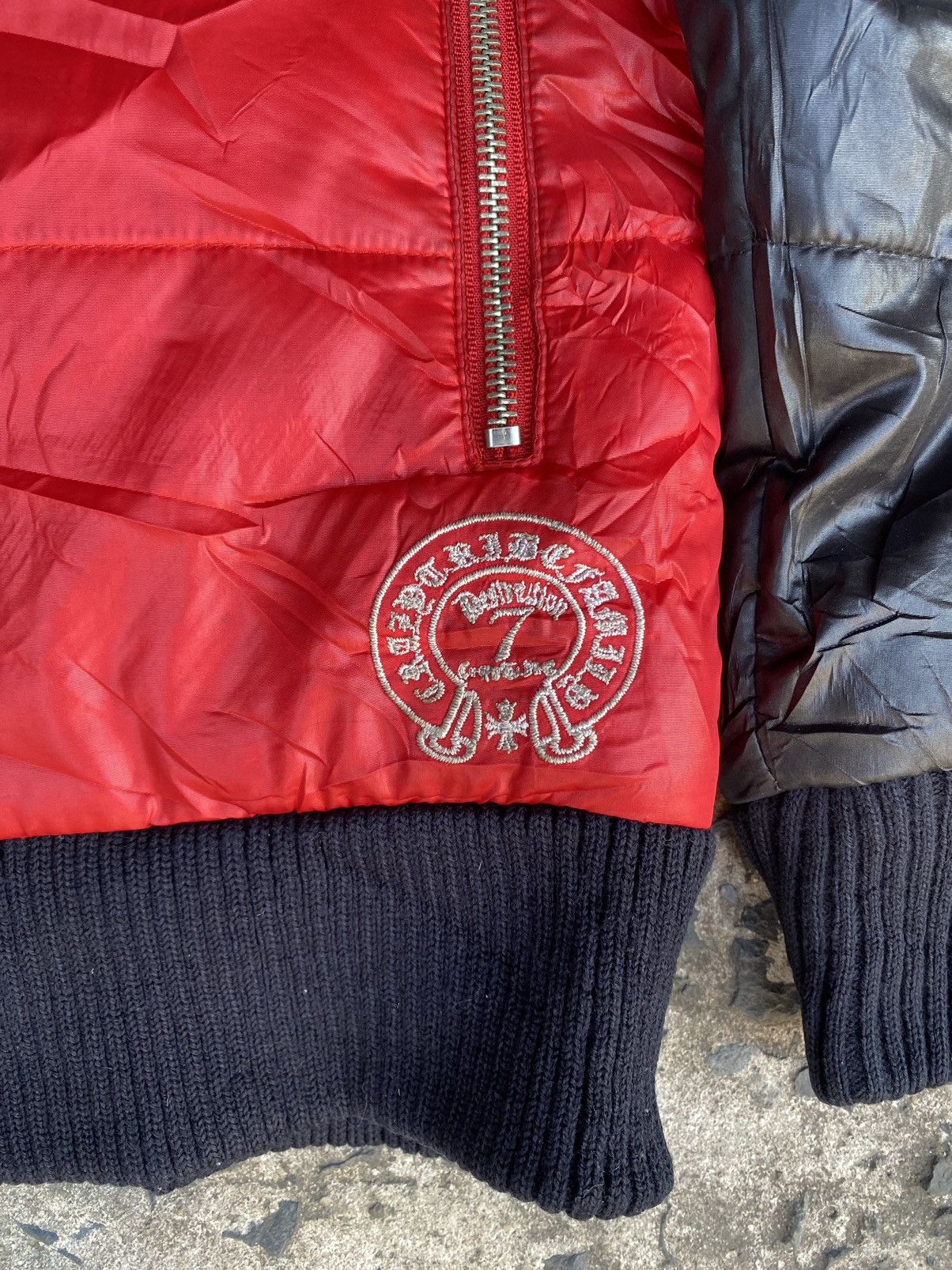 14th Addiction × Tornado Mart Vintage Grazy Tribe Puffer Rider Jacket Chrome Hearts Style Size US M / EU 48-50 / 2 - 4 Thumbnail