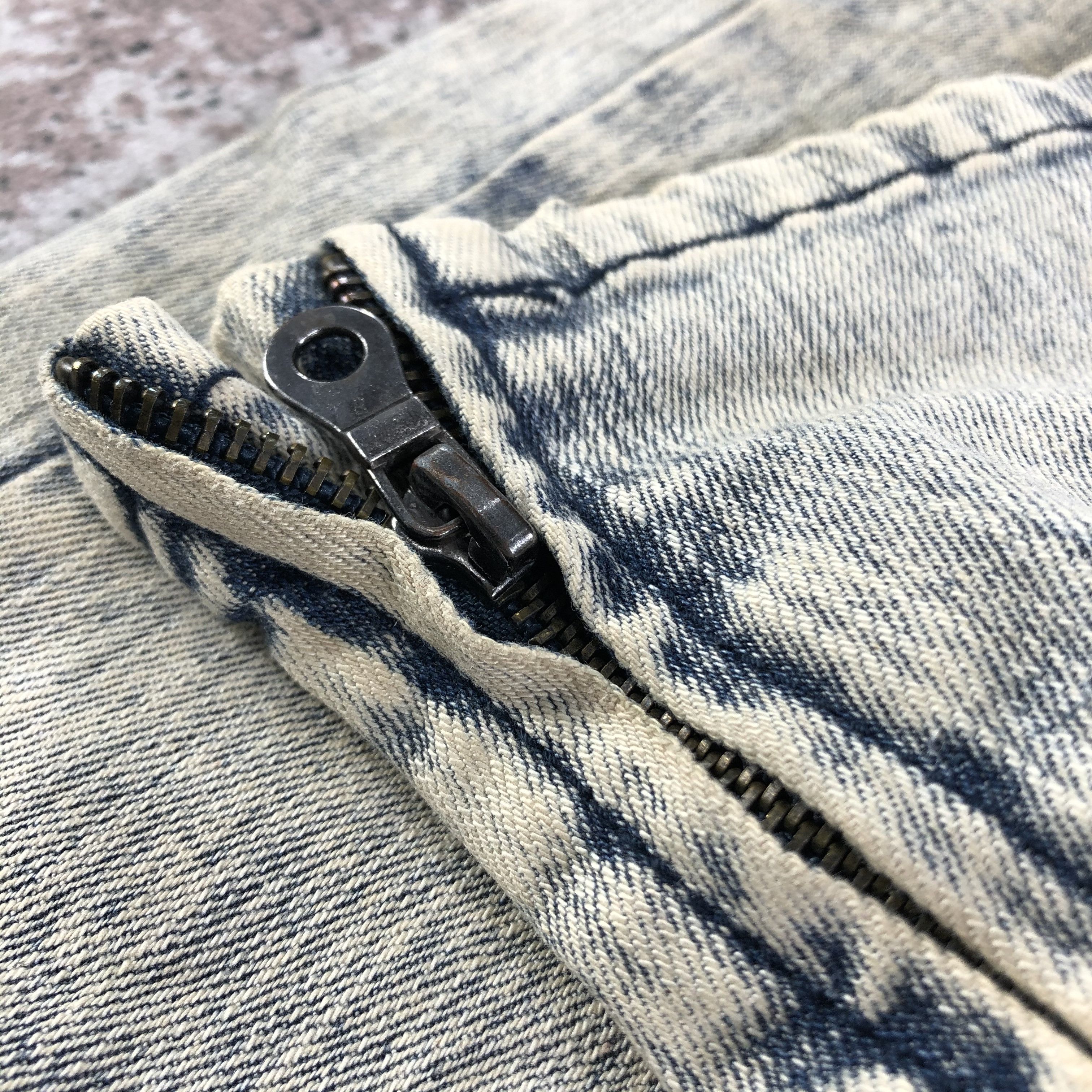 Japanese Brand Japanese Brand Faded Spiked Punk Jeans Size US 32 / EU 48 - 6 Thumbnail