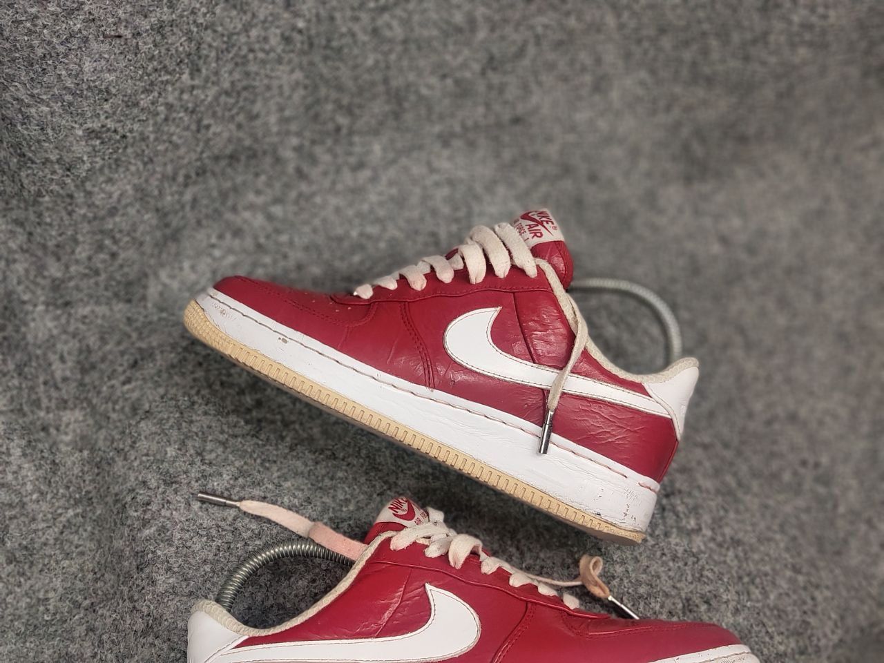Nike Vintage Nike Air Force Slam Jam Varsity red Supreme sneakers Size US 7 / EU 40 - 4 Thumbnail