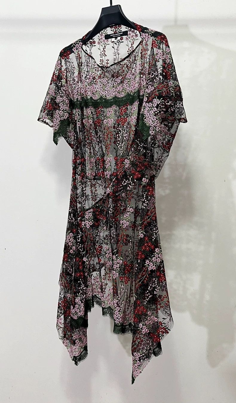 Comme des Garcons Comme Des Garcons Embroidered irregular dress Size S / US 4 / IT 40 - 3 Thumbnail