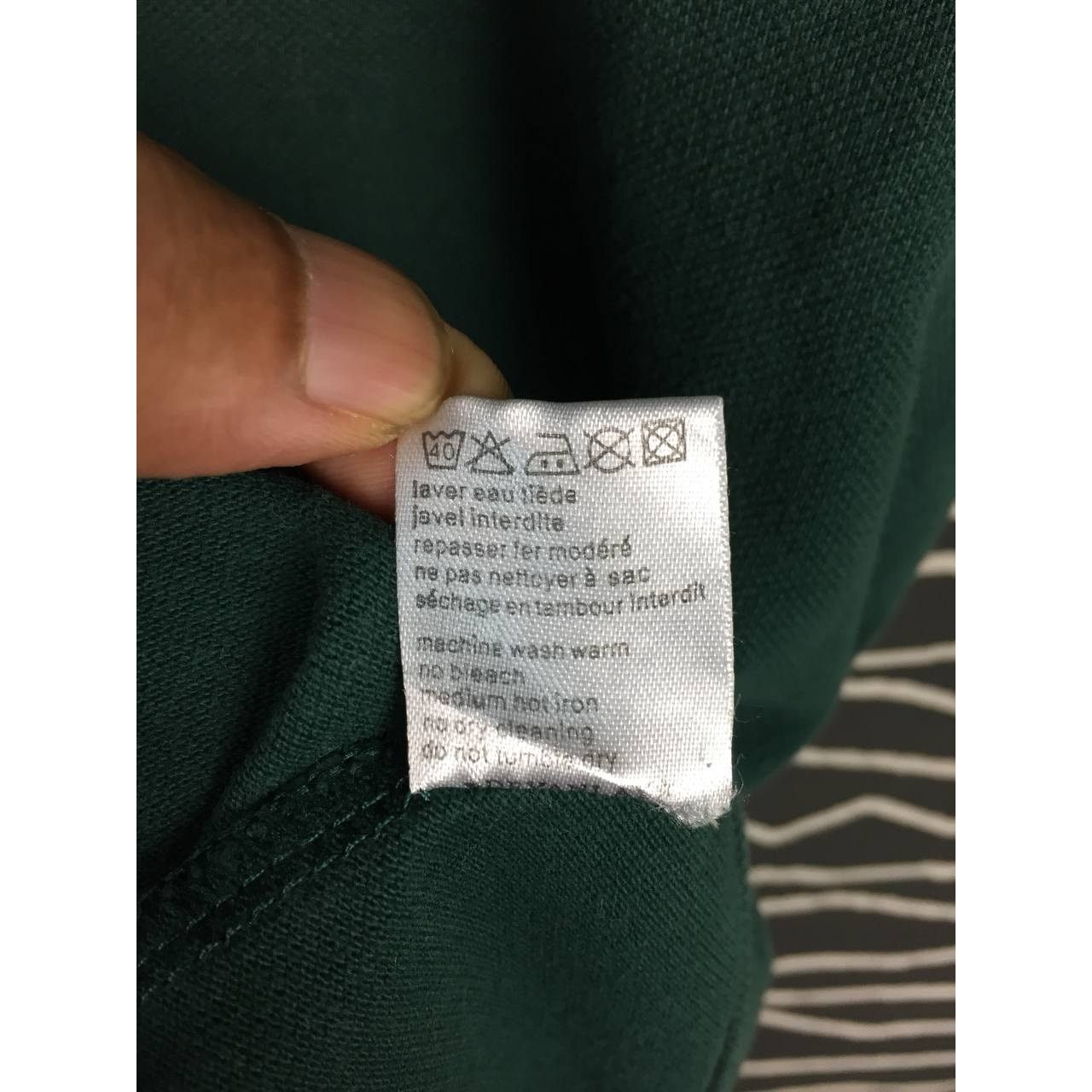 Lacoste Vtg Lacoste Made In Peru Small Logo Casual Polo Tee Size US M / EU 48-50 / 2 - 10 Thumbnail