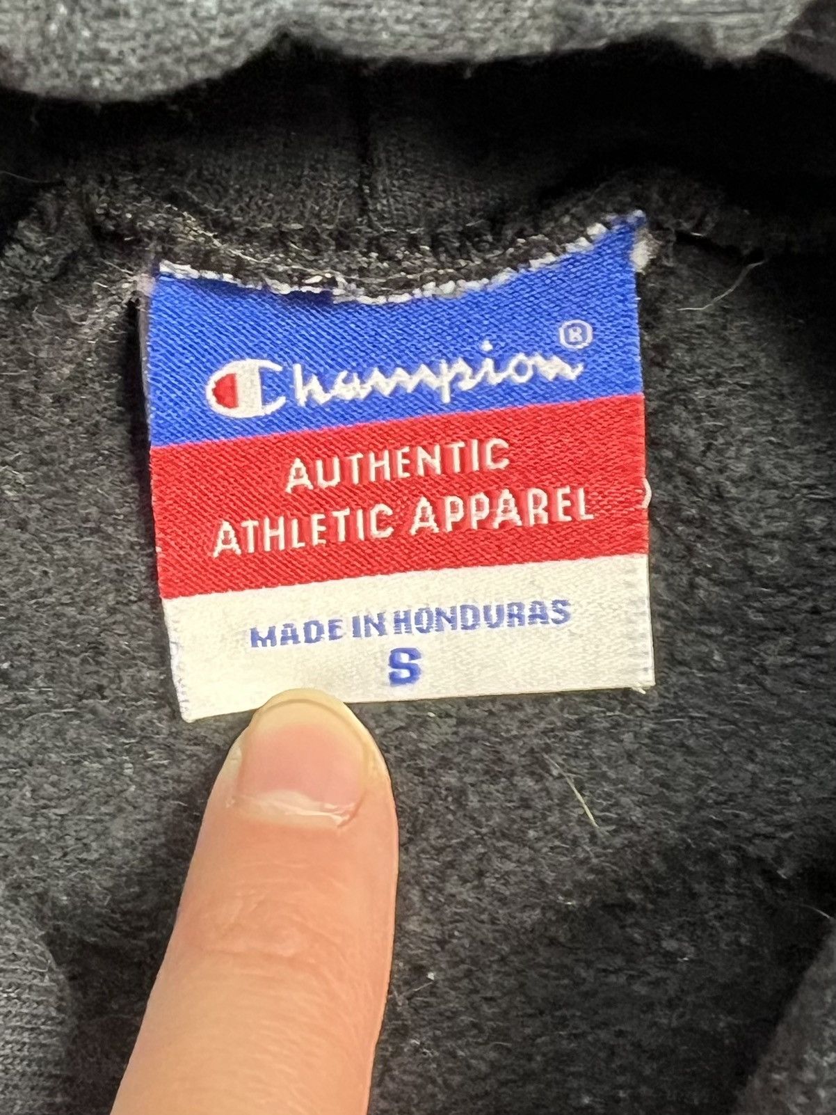 Champion × Vintage Hoodie Champion Ualbany vintage black Size US S / EU 44-46 / 1 - 3 Thumbnail