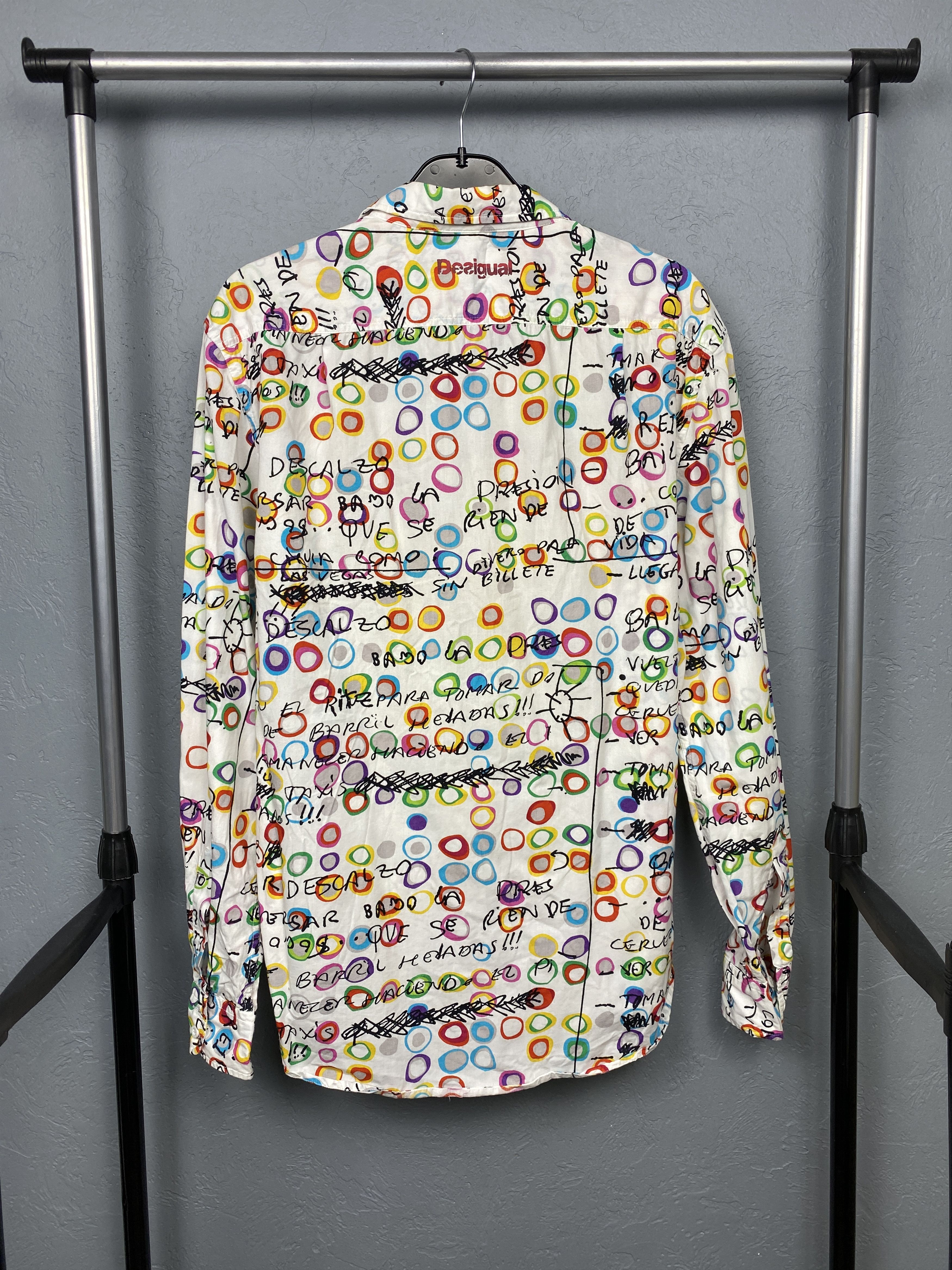 Desigual Desigual Vintage Mens Long Sleeve Shirt Size US XL / EU 56 / 4 - 6 Thumbnail