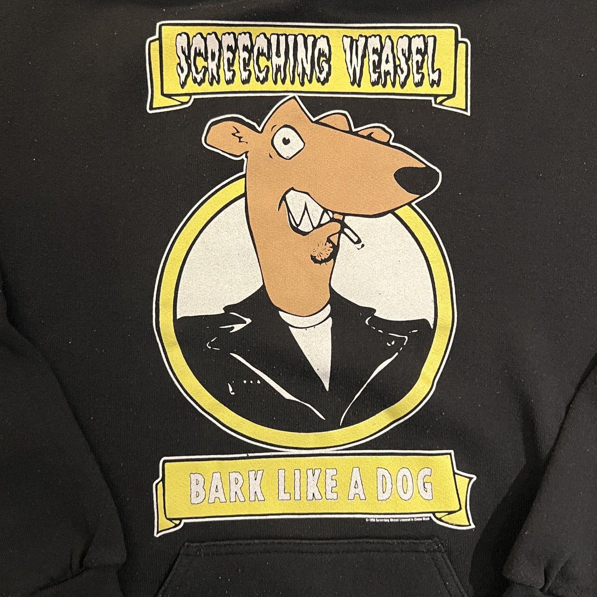 Other Vintage 90s Screeching Weasel Bark Like a Dog Tour Hoodie Size US L / EU 52-54 / 3 - 4 Thumbnail