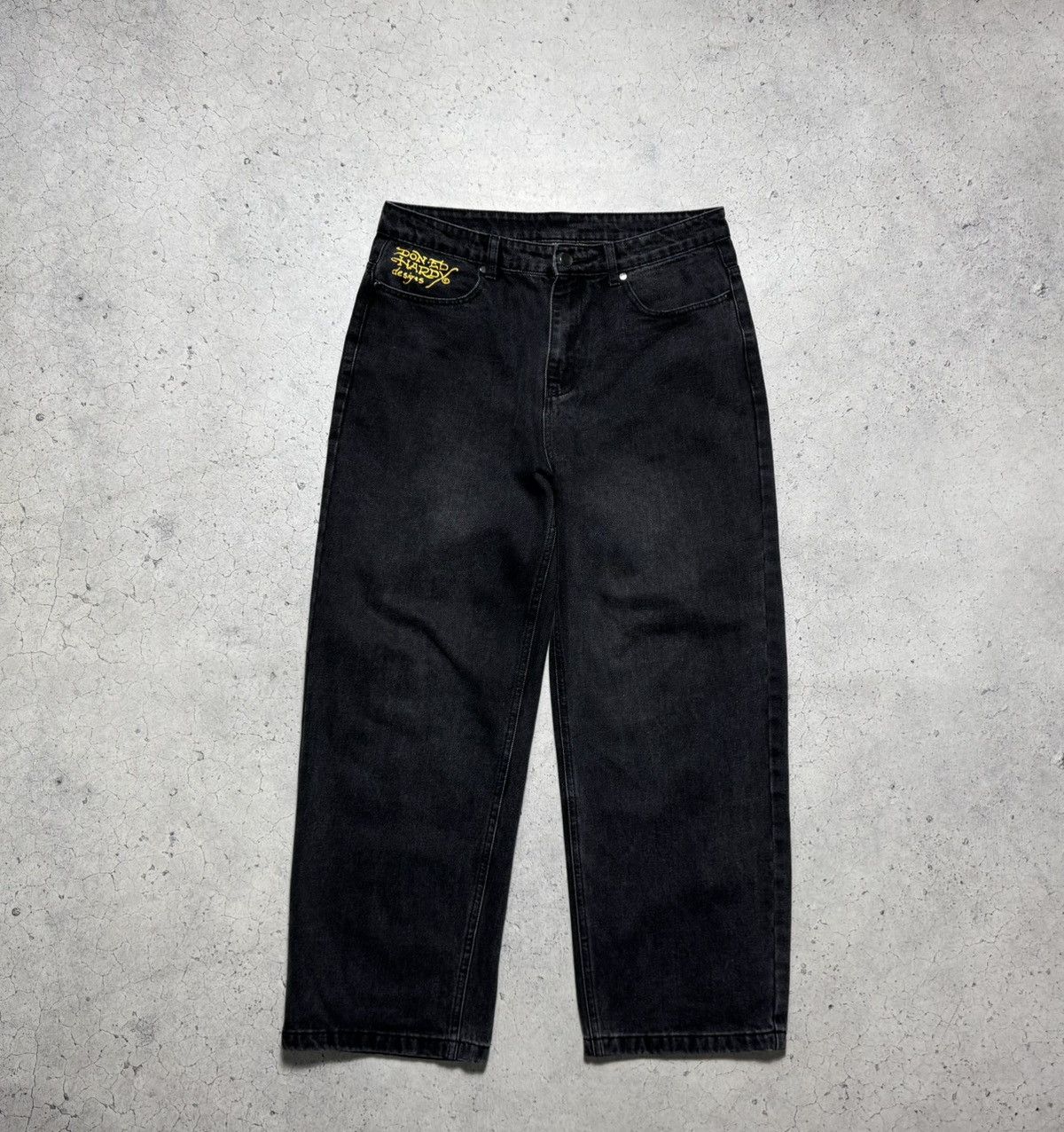 Ed Hardy Ed Hardy Baggy Denim Jeans Big Logo 32x34 Size US 32 / EU 48 - 2 Thumbnail