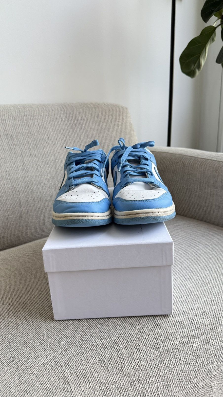 Nike Nike Dunk Low University Blue Size US 10 / EU 43 - 5 Thumbnail