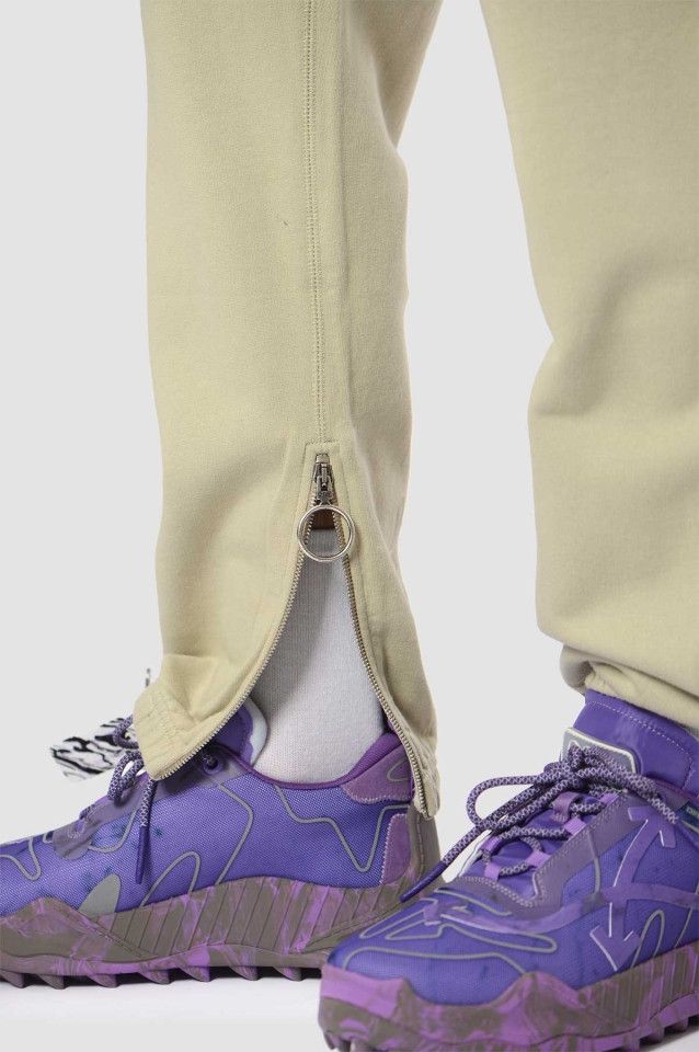 Off-White Beige Rubber Arrows Zipped Sweatpants Size US 38 / EU 54 - 4 Thumbnail
