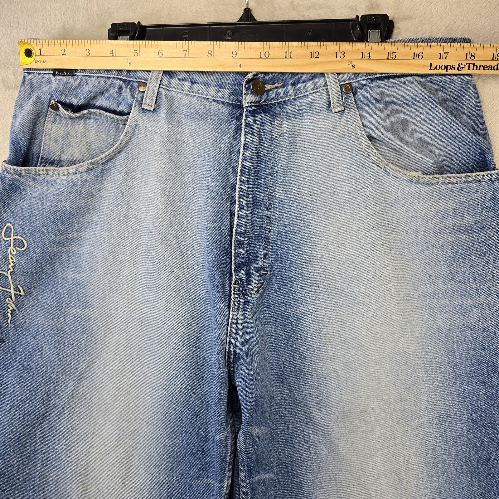 Sean John Vintage Sean John Jeans Mens 36x31 Y2K Baggy Wide Skater Size US 36 / EU 52 - 12 Thumbnail