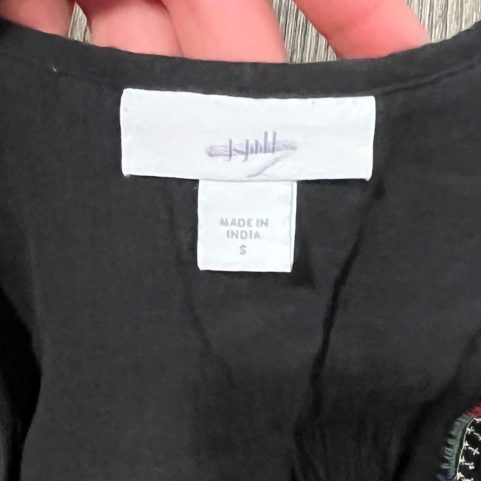 Vintage J. Jill Womens S Cropped Blouse Tank Top Embroidered Sz S Size S / US 4 / IT 40 - 2 Thumbnail