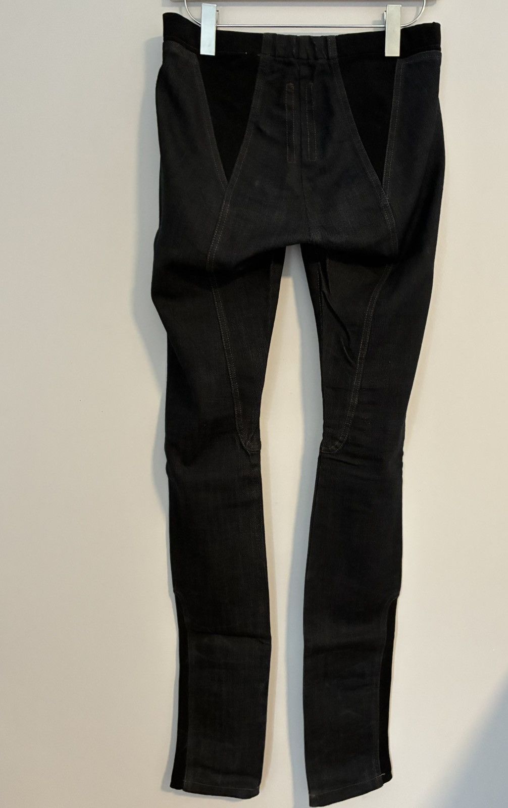Rick Owens Rick Owens Black Stirrup-Style jeans style leggings Size US 30 / EU 46 - 2 Thumbnail