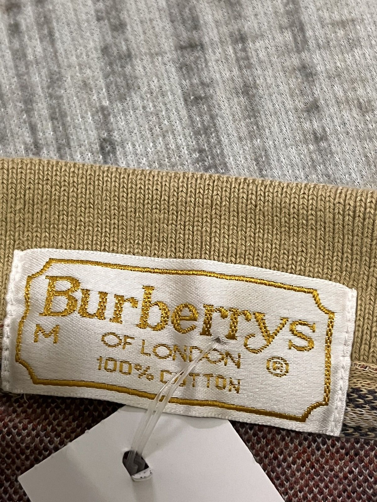 Burberry Vintage 80s burberry nova check polo shirt Size M / US 6-8 / IT 42-44 - 5 Thumbnail