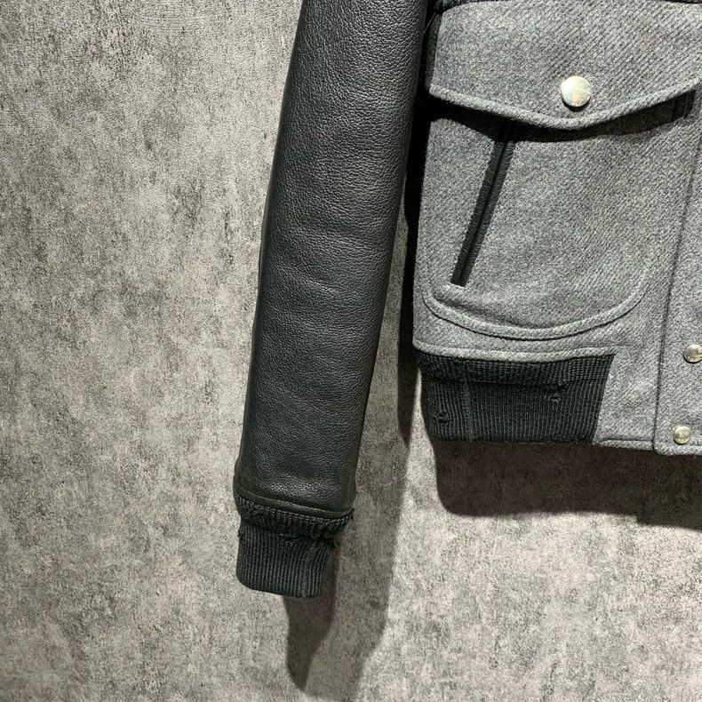 Givenchy Givenchy Size46 Patched leather jacket, size 46, shoulder w Size US M / EU 48-50 / 2 - 5 Thumbnail