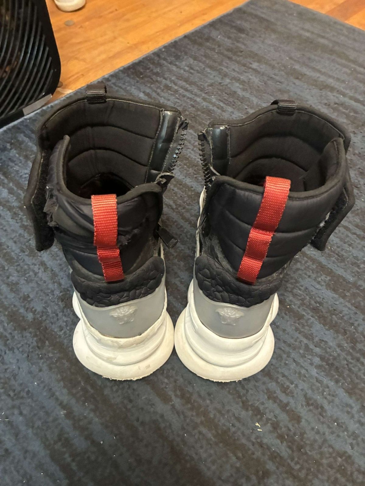 Versace Versace High Top Chain Reaction Sneakers Size US 11.5 / EU 44-45 - 8 Thumbnail