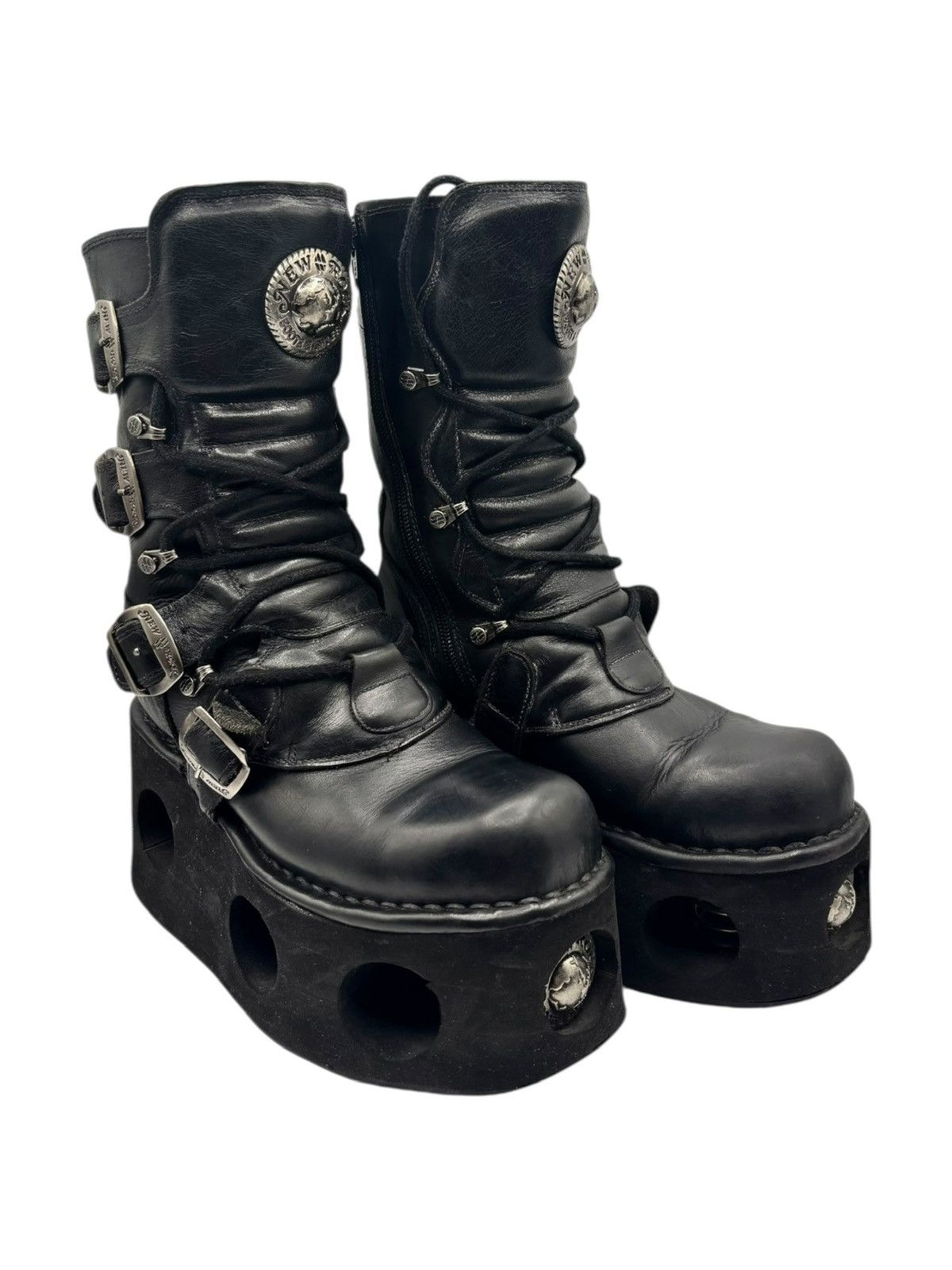 New Rock × Vintage New rock ayustong platform boots | Grailed