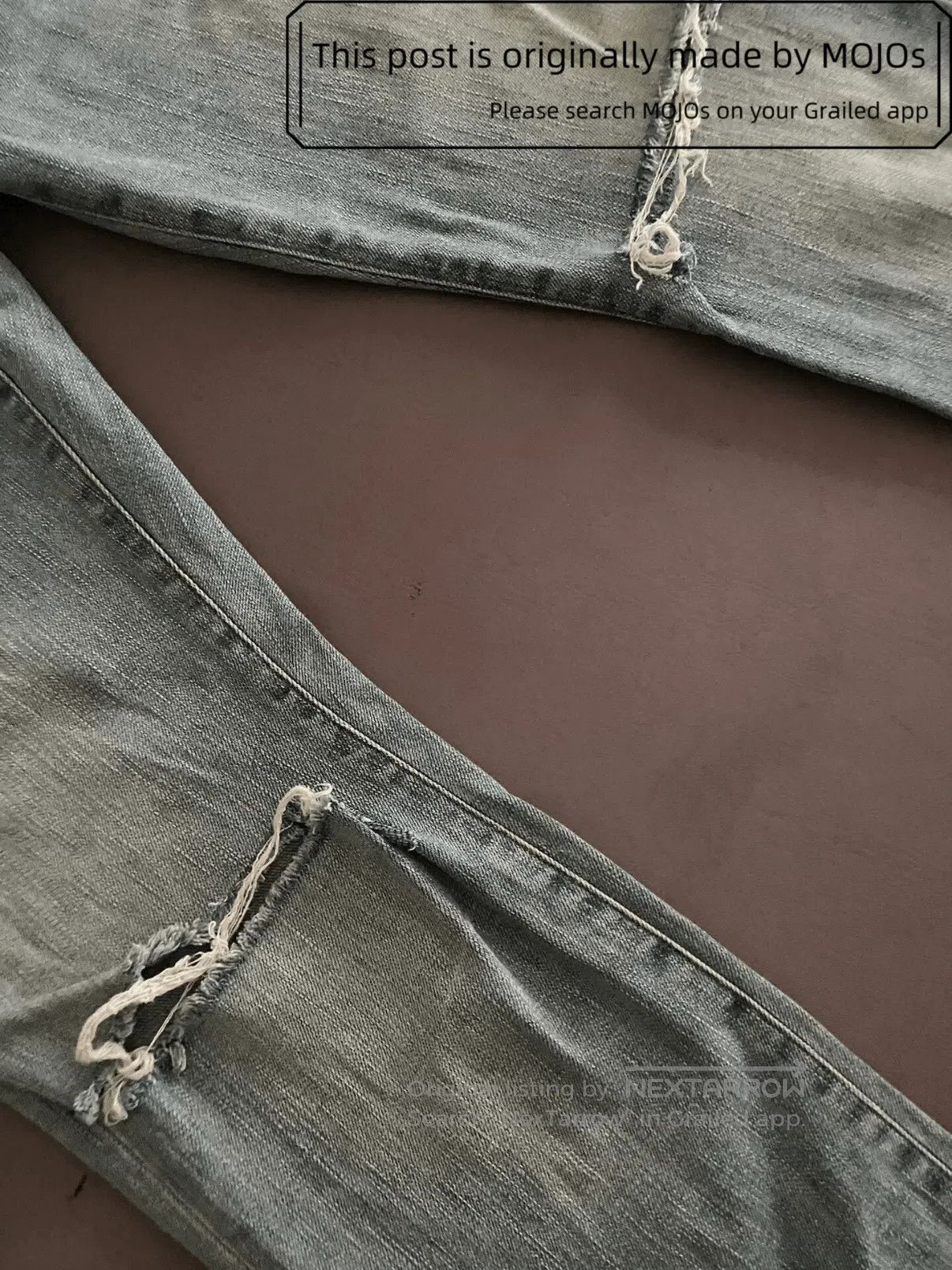 Saint Laurent Paris Sz 33 Saint Laurent Paris 16SS Cut Wash D02 Denim mojos1519 Size US 33 - 6 Thumbnail