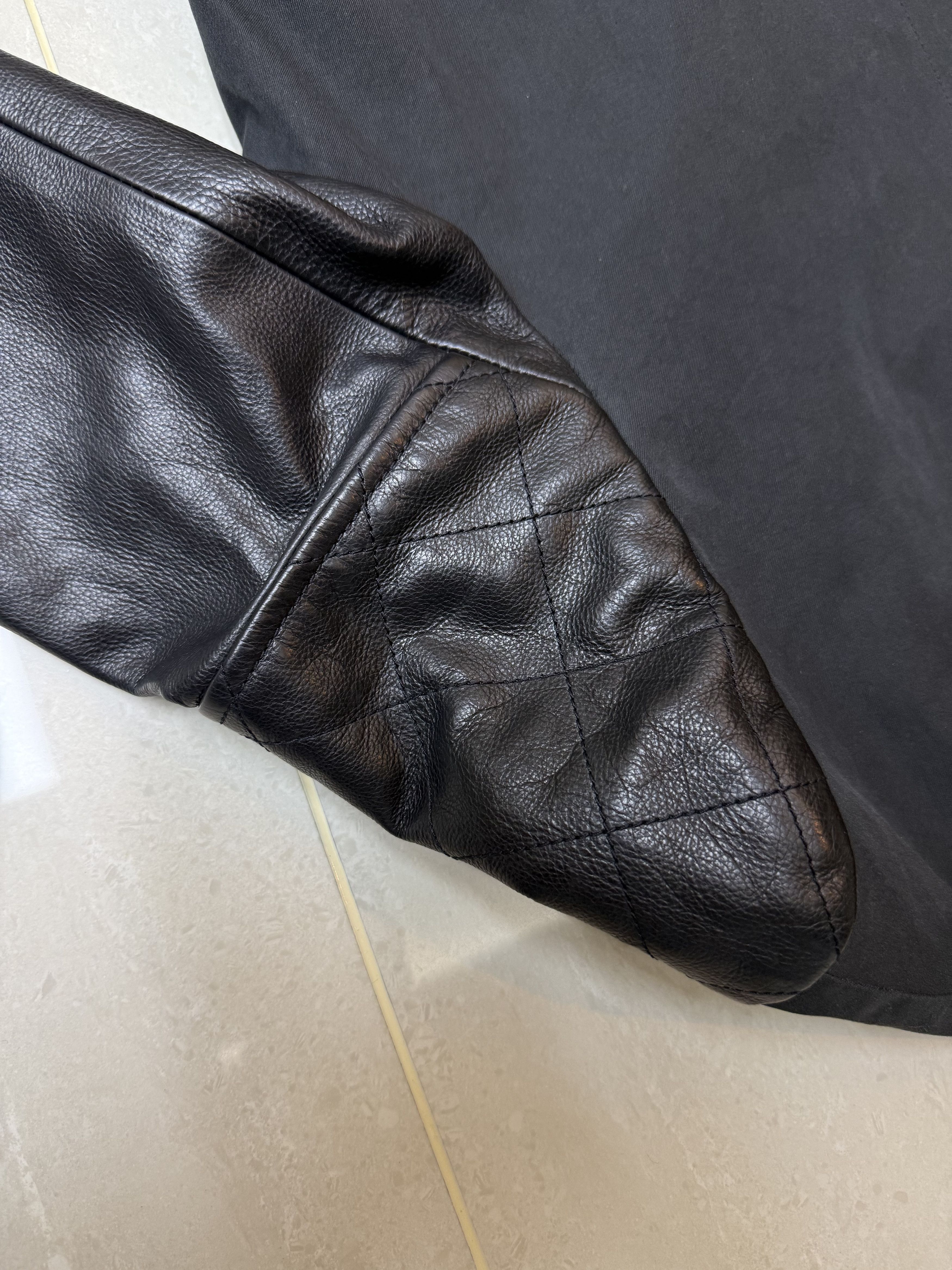 Alexander McQueen Alexander McQueen FW20 Leather Sleeve Trench Coat Jacket Size US S / EU 44-46 / 1 - 7 Thumbnail