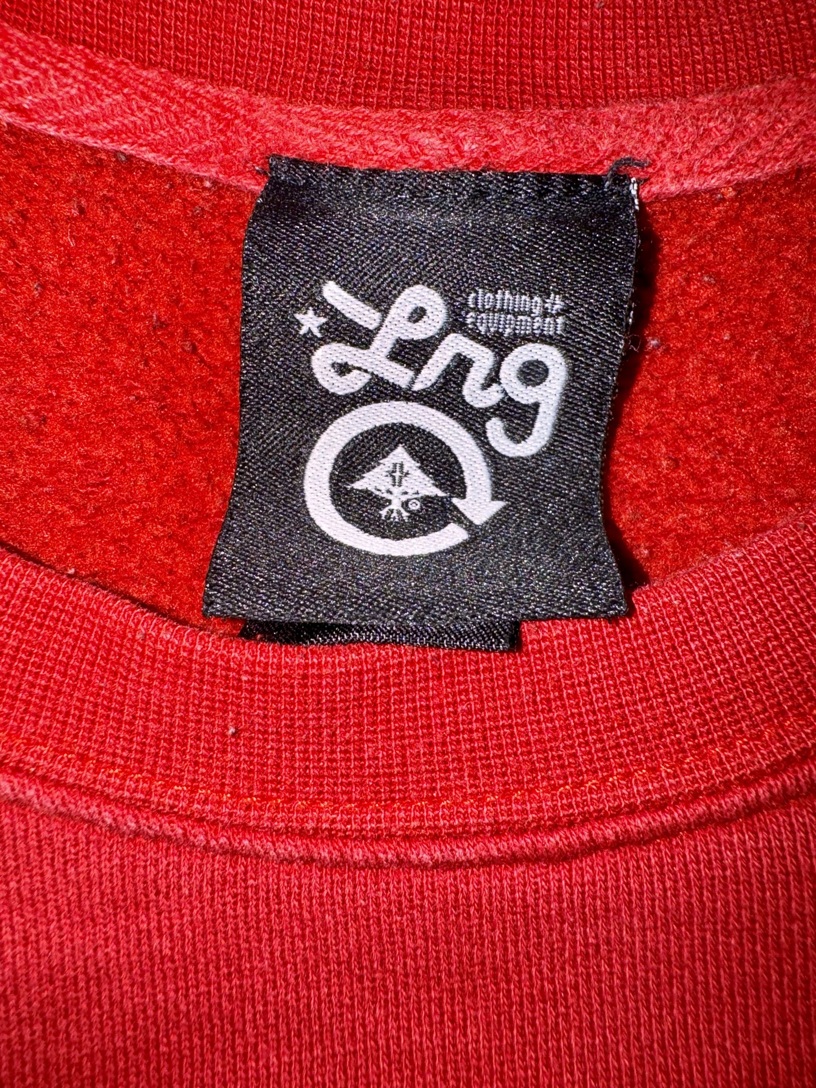 LRG LRG Lifted Research Group Red Fleece Crewneck Sweater Size US M / EU 48-50 / 2 - 3 Thumbnail
