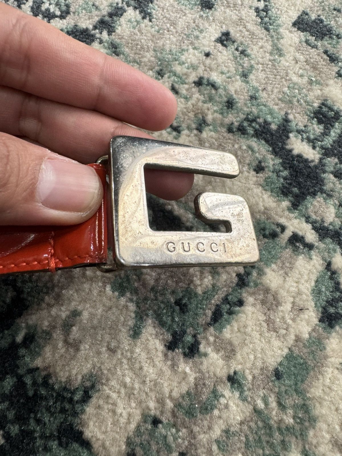 Gucci VINTAGE GUCCI LEATHER BELT SIZE 26-28 ITALY Size 26 - 4 Thumbnail