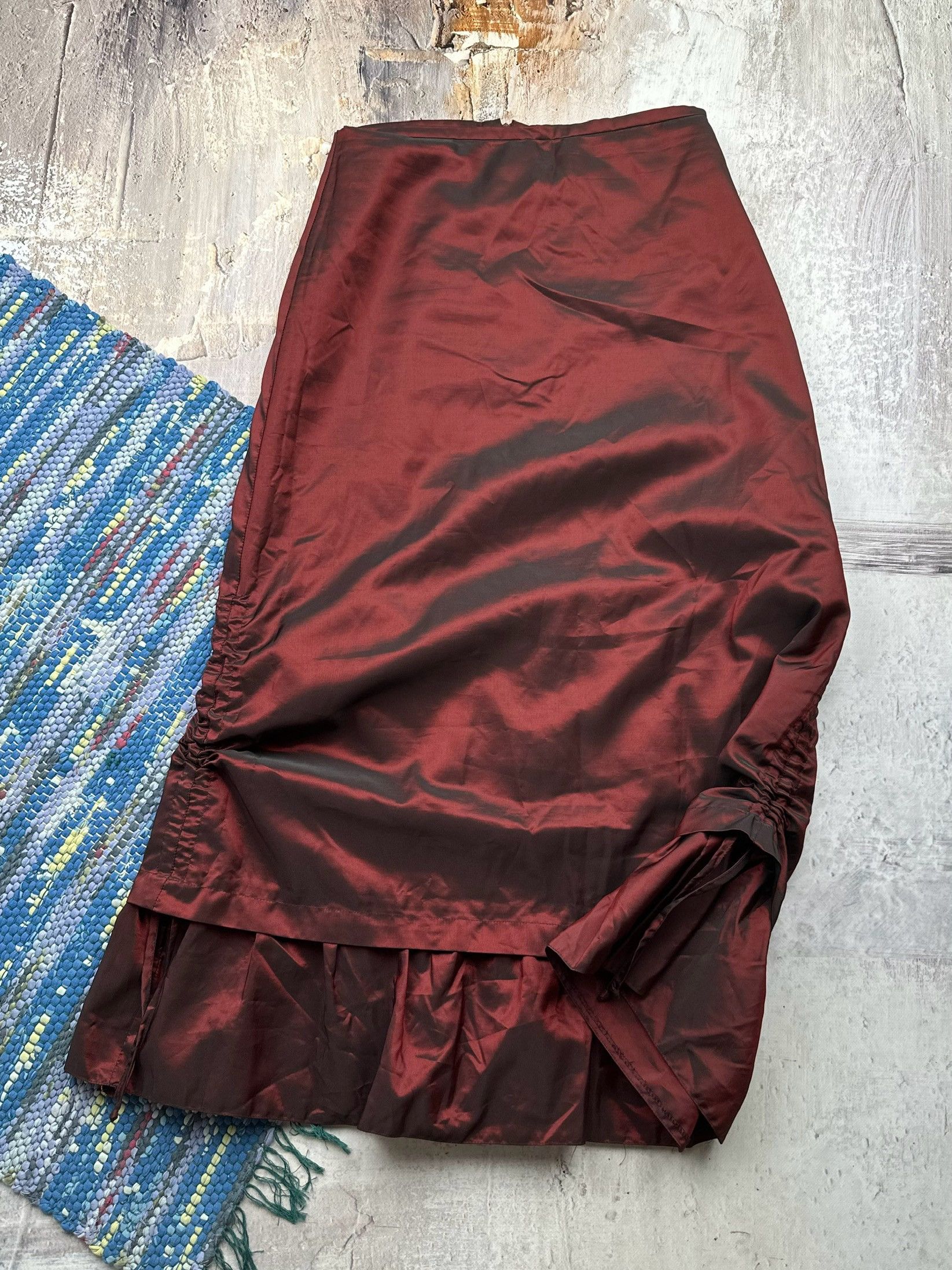 Japanese Brand Vintage Maxi Skirt With Bondage A17D15(150) Size 30" / US 8 / IT 44 - 1 Thumbnail