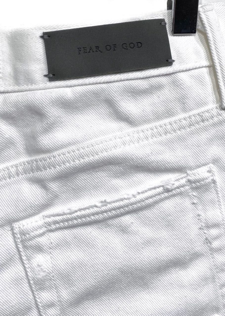 Fear of God Fear Of God Fourth Collection White Destroyed Jeans Size US 28 / EU 44 - 6 Thumbnail