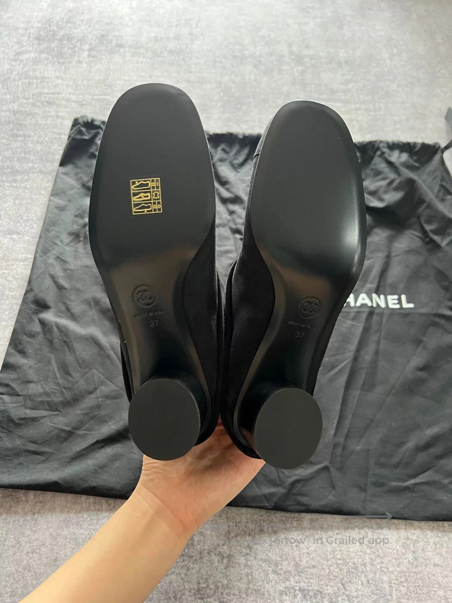 Chanel Chanel Velvet Suede Tall Boots Size 37. Size US 6 / IT 36 - 9 Thumbnail