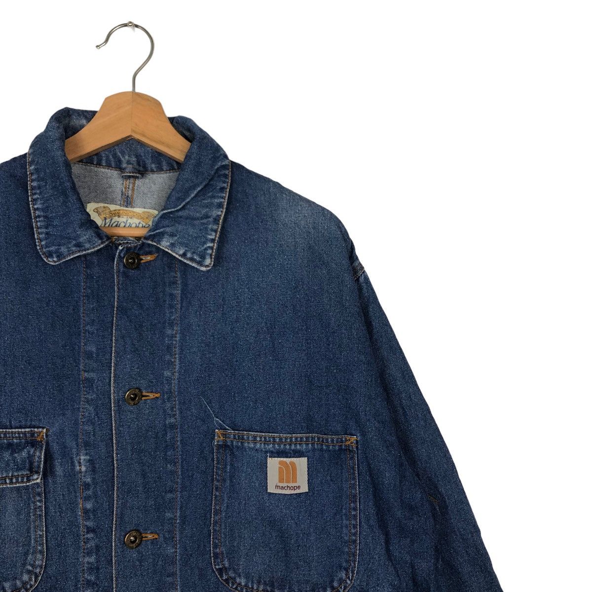 Japanese Brand 🔥90’s Denim Chore Work Jacket Machope Toyo Enterprise Size US L / EU 52-54 / 3 - 6 Thumbnail